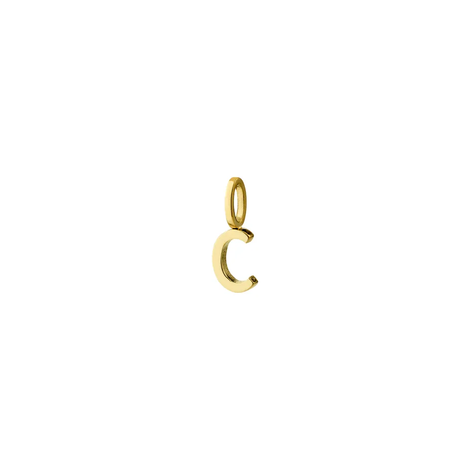 pilgrim-buchstaben-anh-nger-c-goldplattiert-charm-f-r-layering image 1