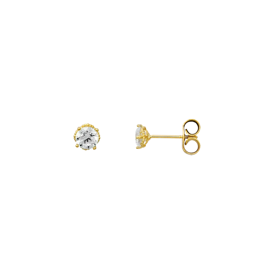 xenox-fine-krappe-ohrringe-585-gelbgold-mit-zirkonia image 1