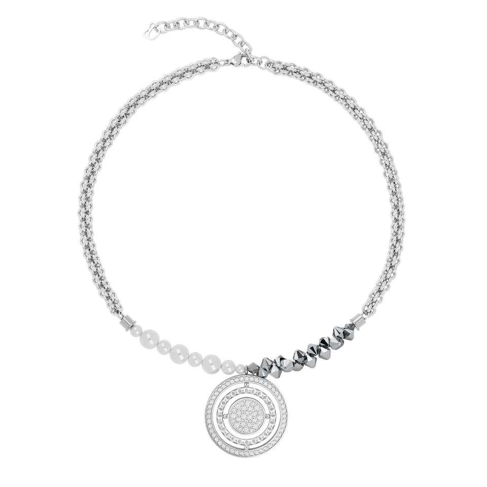 coeur-de-lion-halskette-amulett-fusion-sparkle-silber-35-mm-42-cm-6-cm image 1