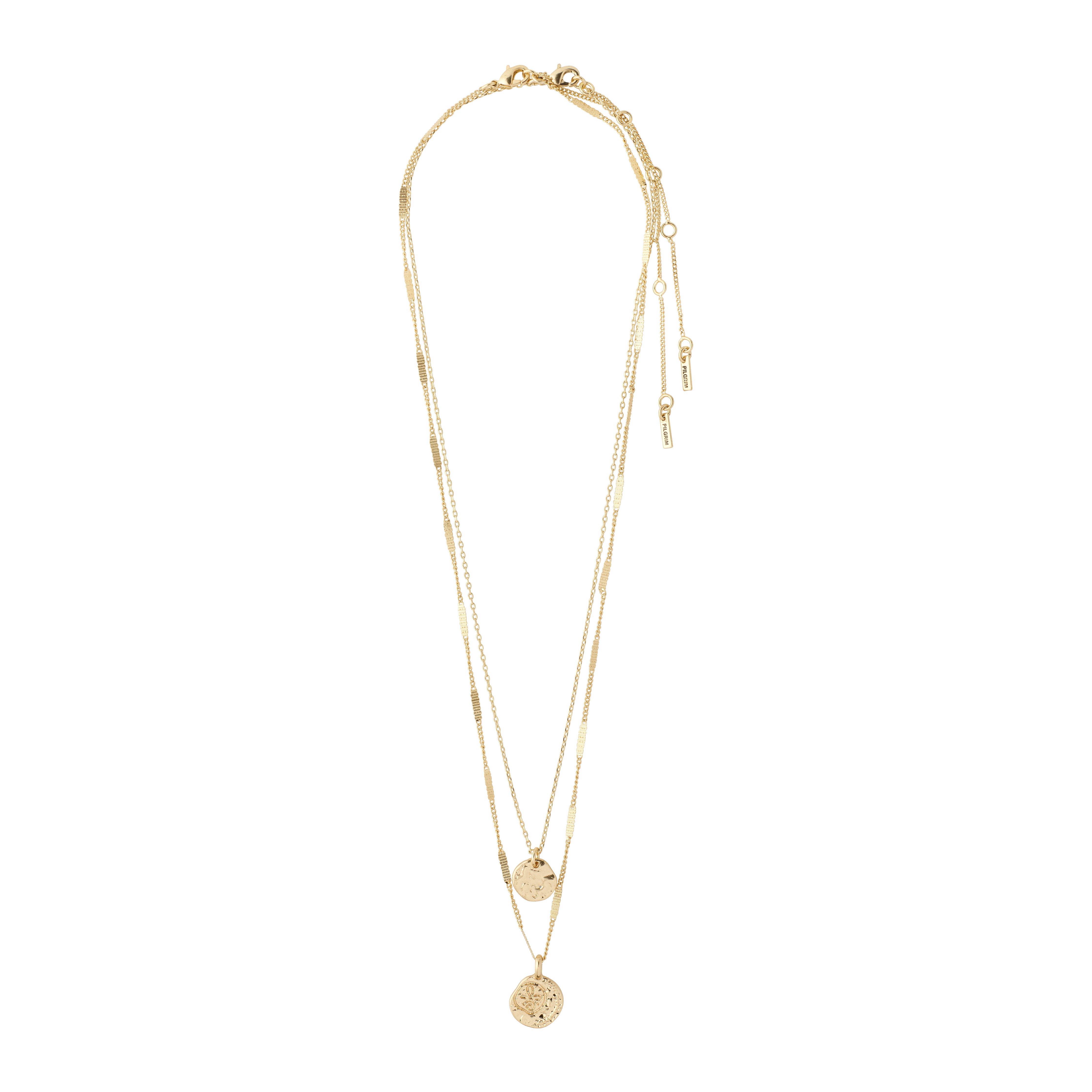 pilgrim-haven-2-in-1-m-nz-kette-vergoldet-40cm-45cm image 4