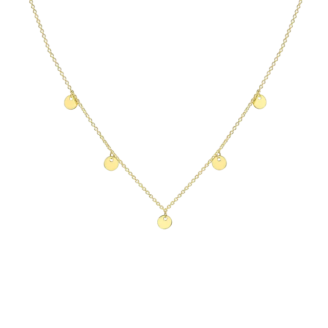xenox-fine-halskette-585-gelbgold-pl-ttchen image 1