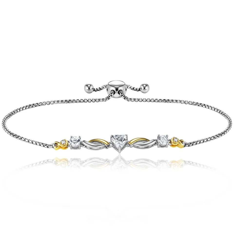 julie-julsen-armband-silber-mit-3-wei-en-zirkonia-herz image 1