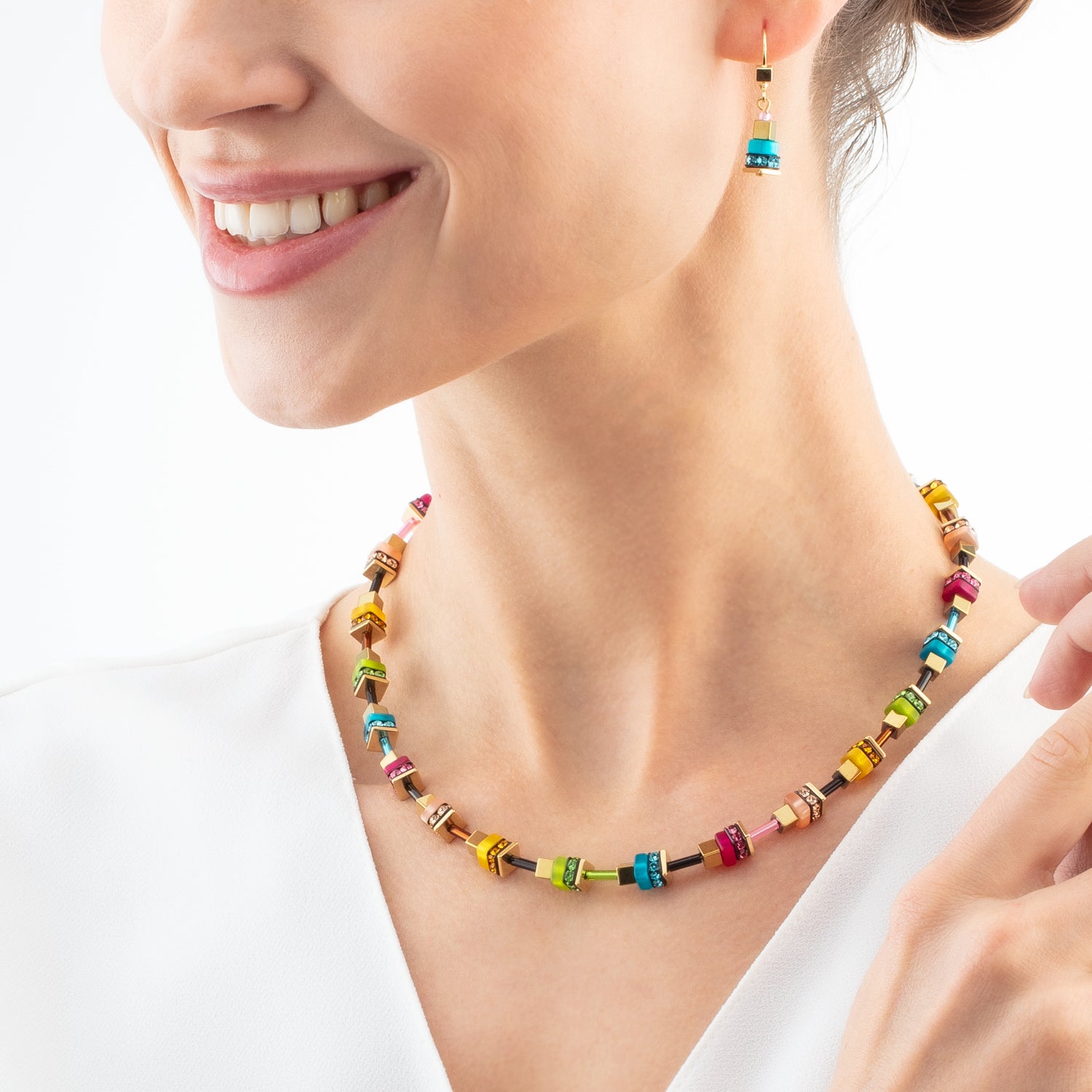 coeur-de-lion-geocube-boho-sunset-cube-ohrringe-rainbow-multicolor image 4