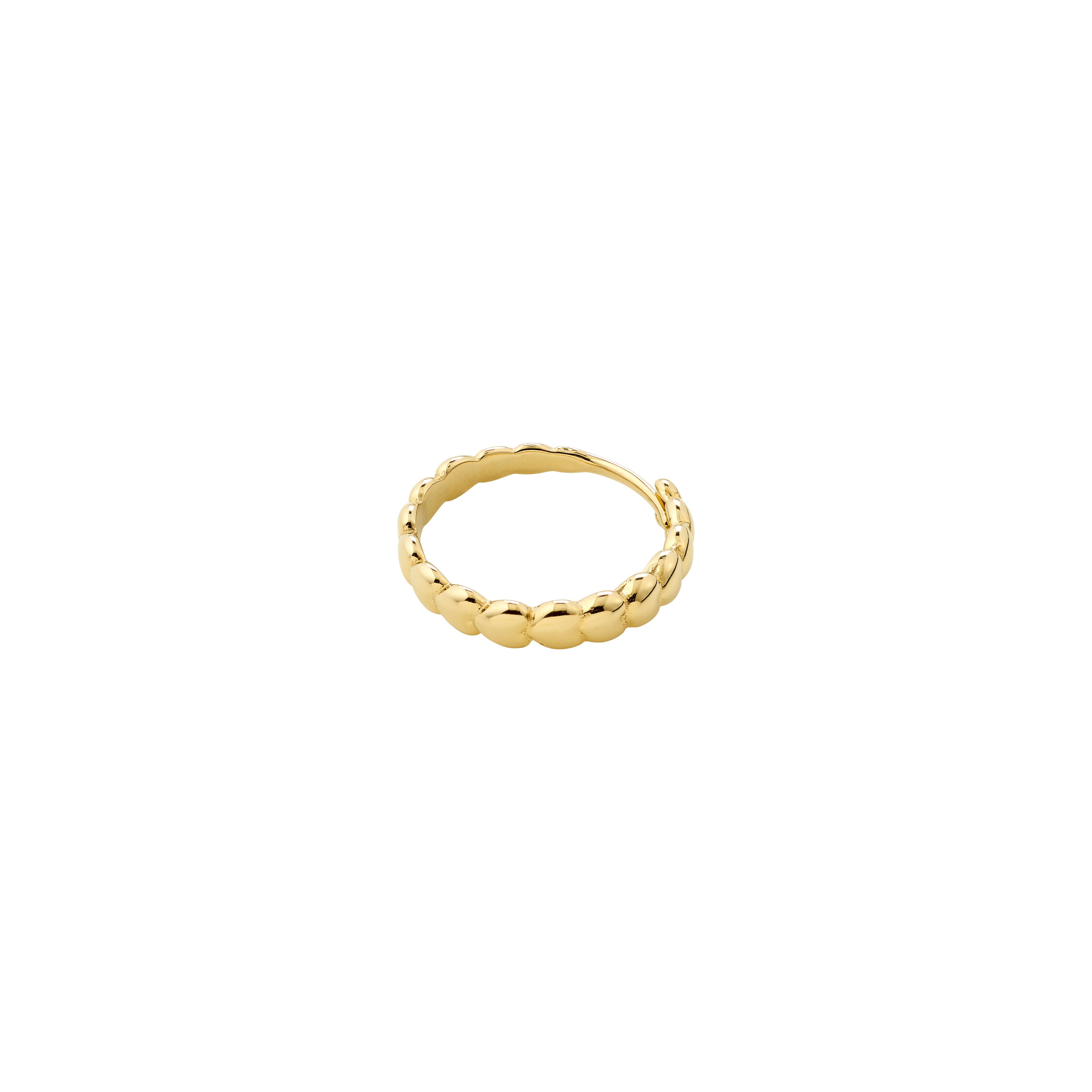 pilgrim-revan-ring-vergoldet-mit-herzmuster-verstellbar image 1