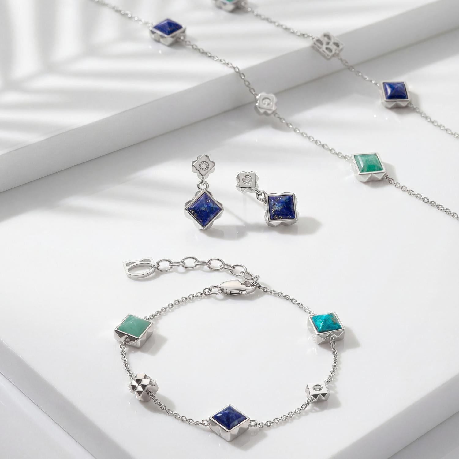 coeur-de-lion-station-collection-armband-silber-blau image 4
