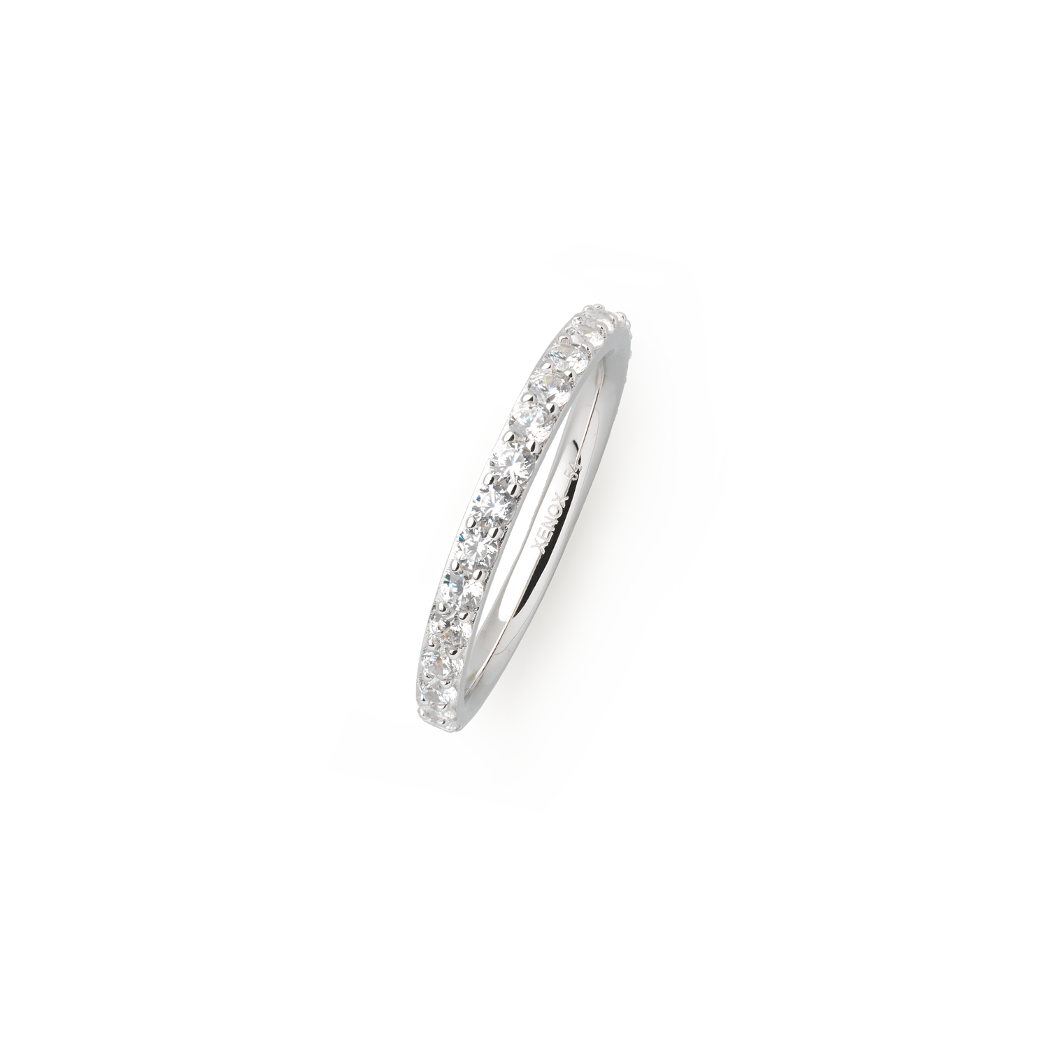 xenox-krappe-ring-925-sterlingsilber-rhodiniert-mit-zirkonia-3 image 1