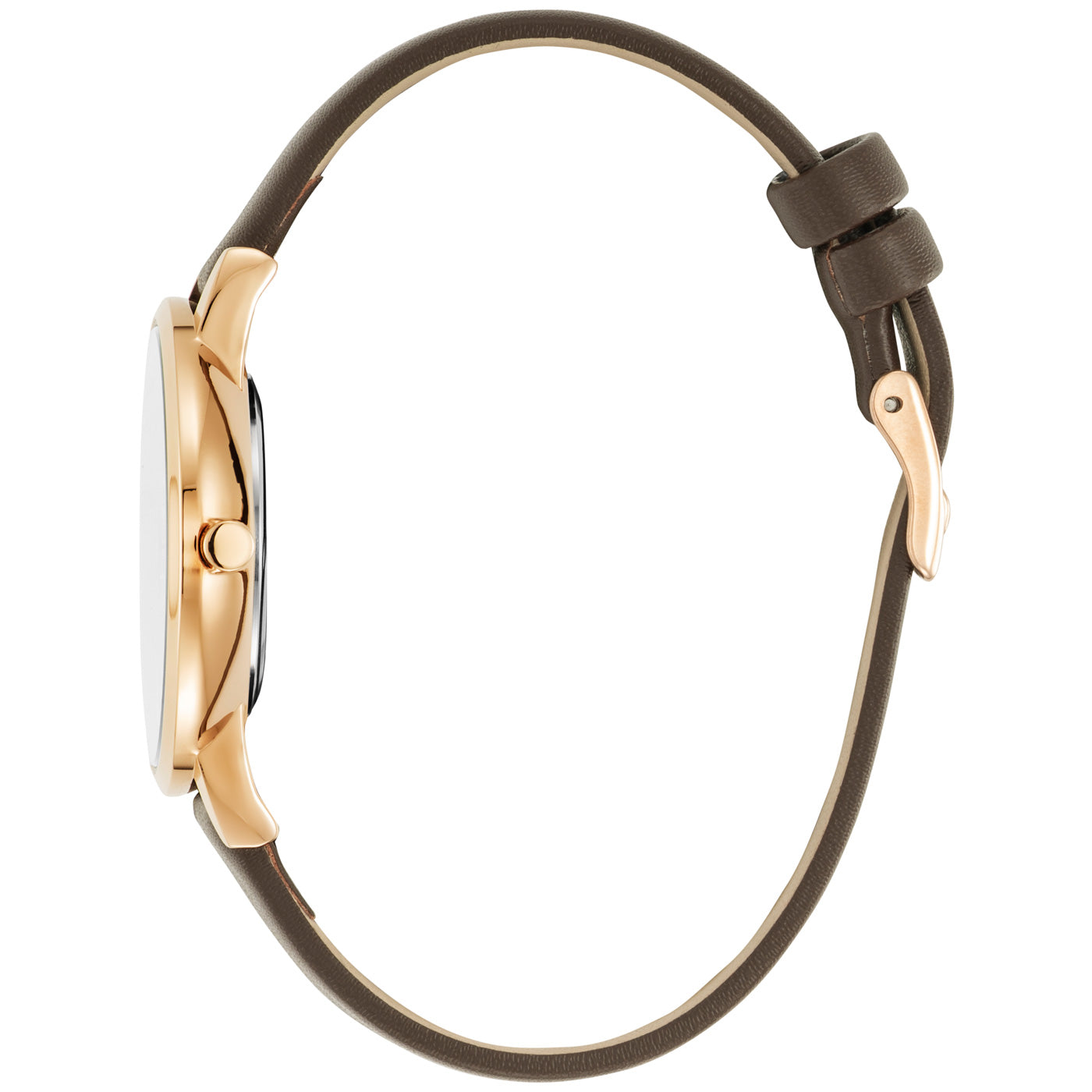 julie-julsen-damenuhr-shiny-ii-ros-vergoldet-leder-braun-72-zirkonia image 3