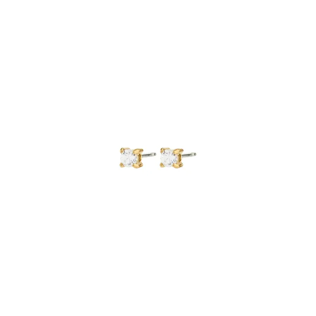 pilgrim-ravi-kristall-ohrstecker-goldplattiert-zirkonia image 1