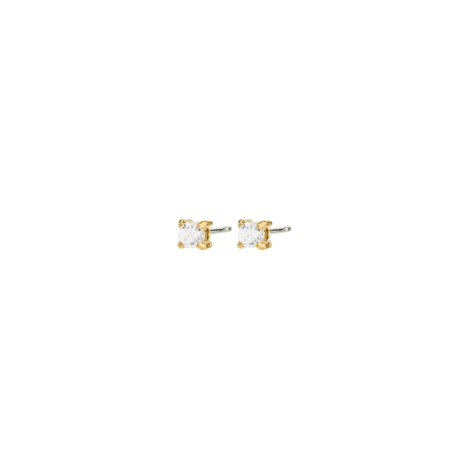 pilgrim-ravi-kristall-ohrstecker-goldplattiert-zirkonia image 1