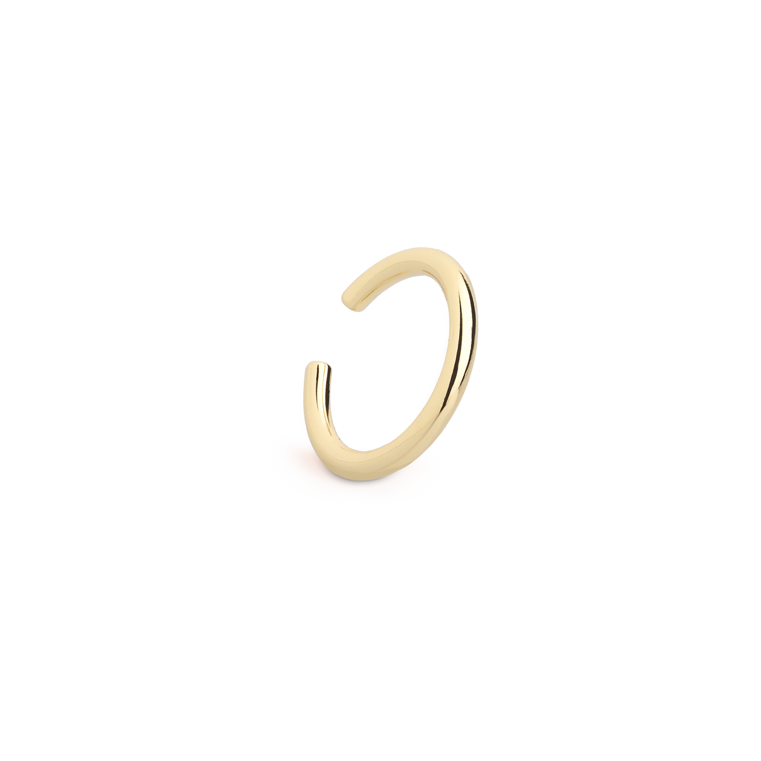 xenox-ear-cuff-925-sterlingsilber-rhodiniert-schlicht image 2