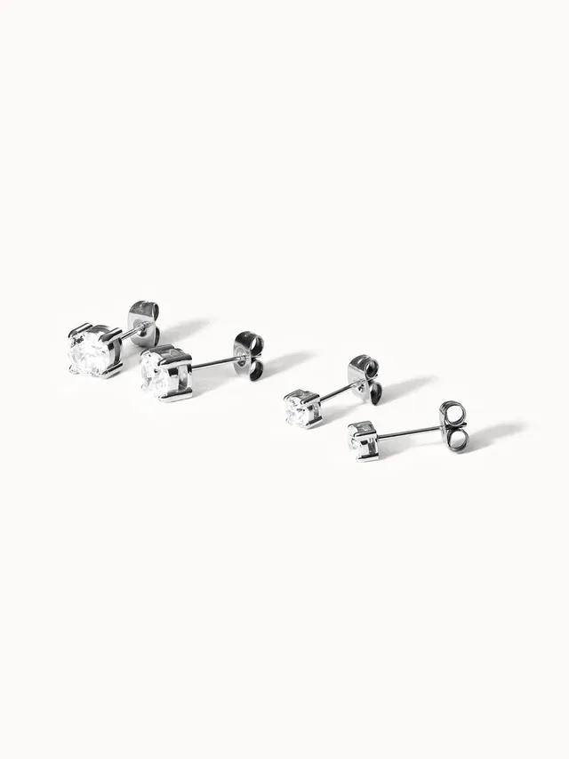 purelei-classic-ohrring-set-ohrstecker-mit-zirkonia-4-mm-6-mm image 1