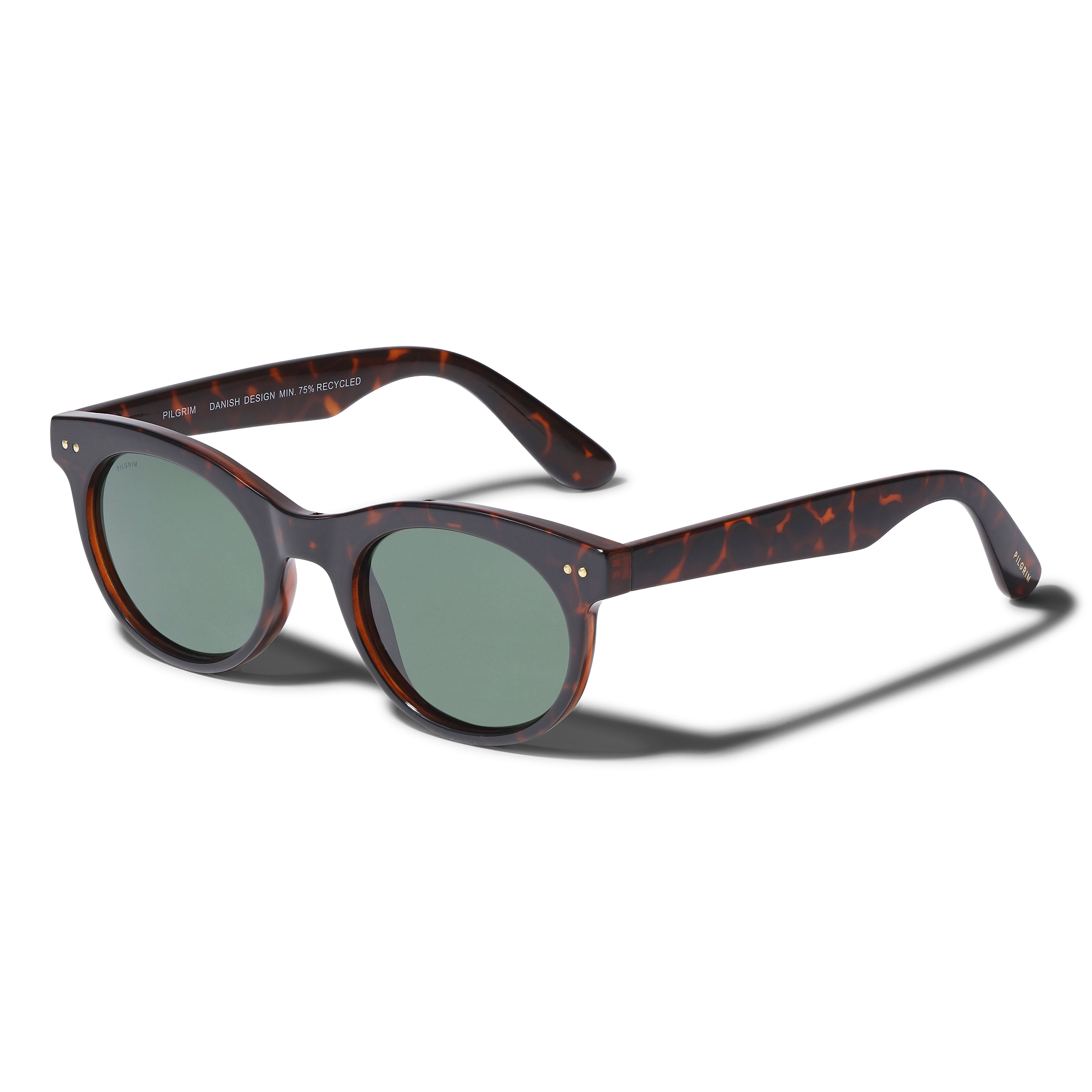 pilgrim-jelena-sonnenbrille-schildpatt-braun-gold-details-gr-ne-gl-ser image 1