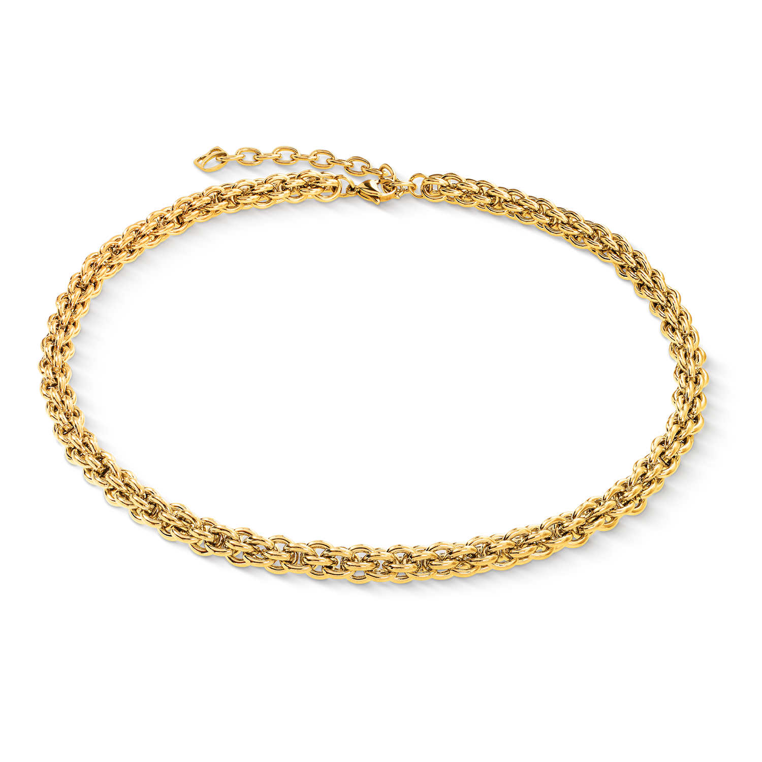 coeur-de-lion-halskette-mesh-chain-classic-gold image 1