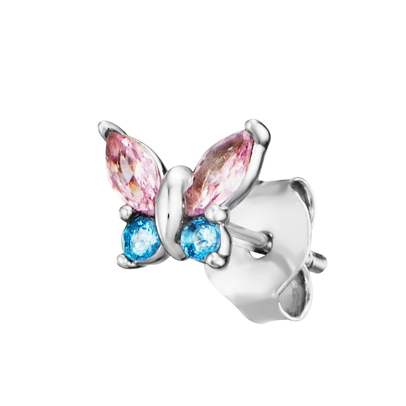 julie-julsen-kids-ohrstecker-butterfly-silber-mit-8-bunten-zirkonia image 4