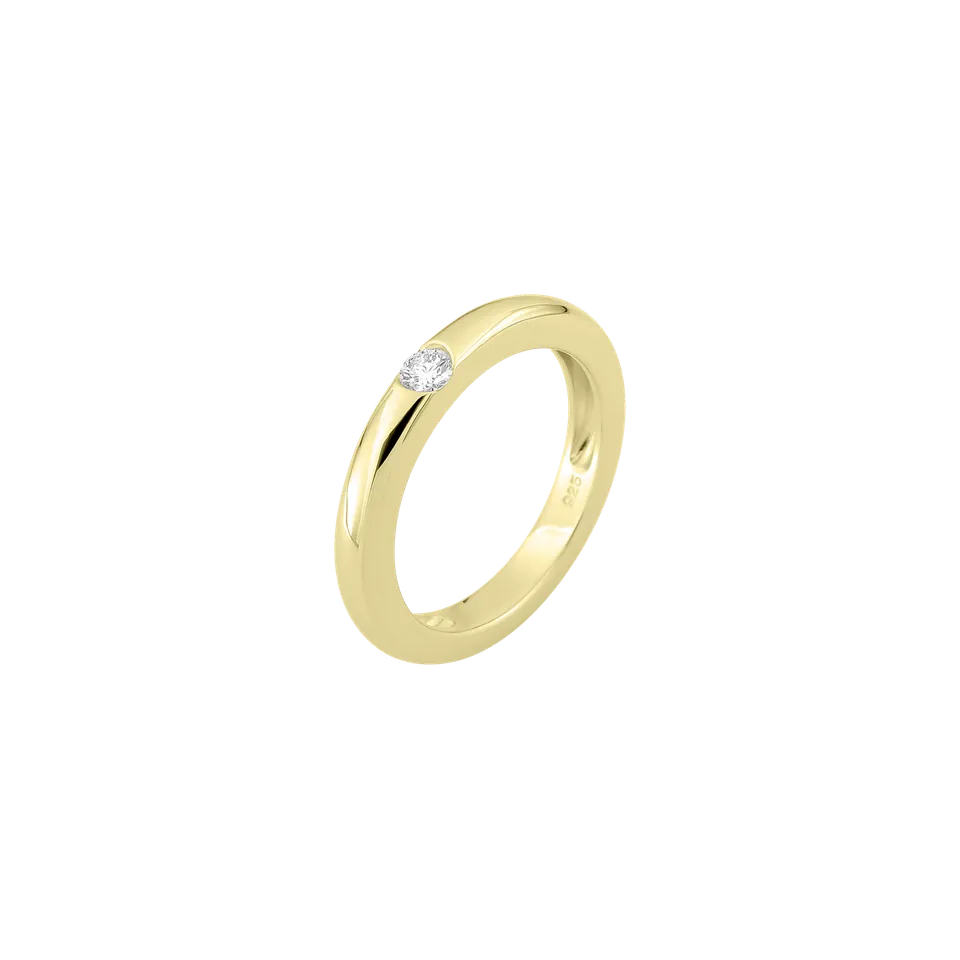 xenox-pure-ring-925-sterlingsilber-mit-lab-grown-diamonds image 1