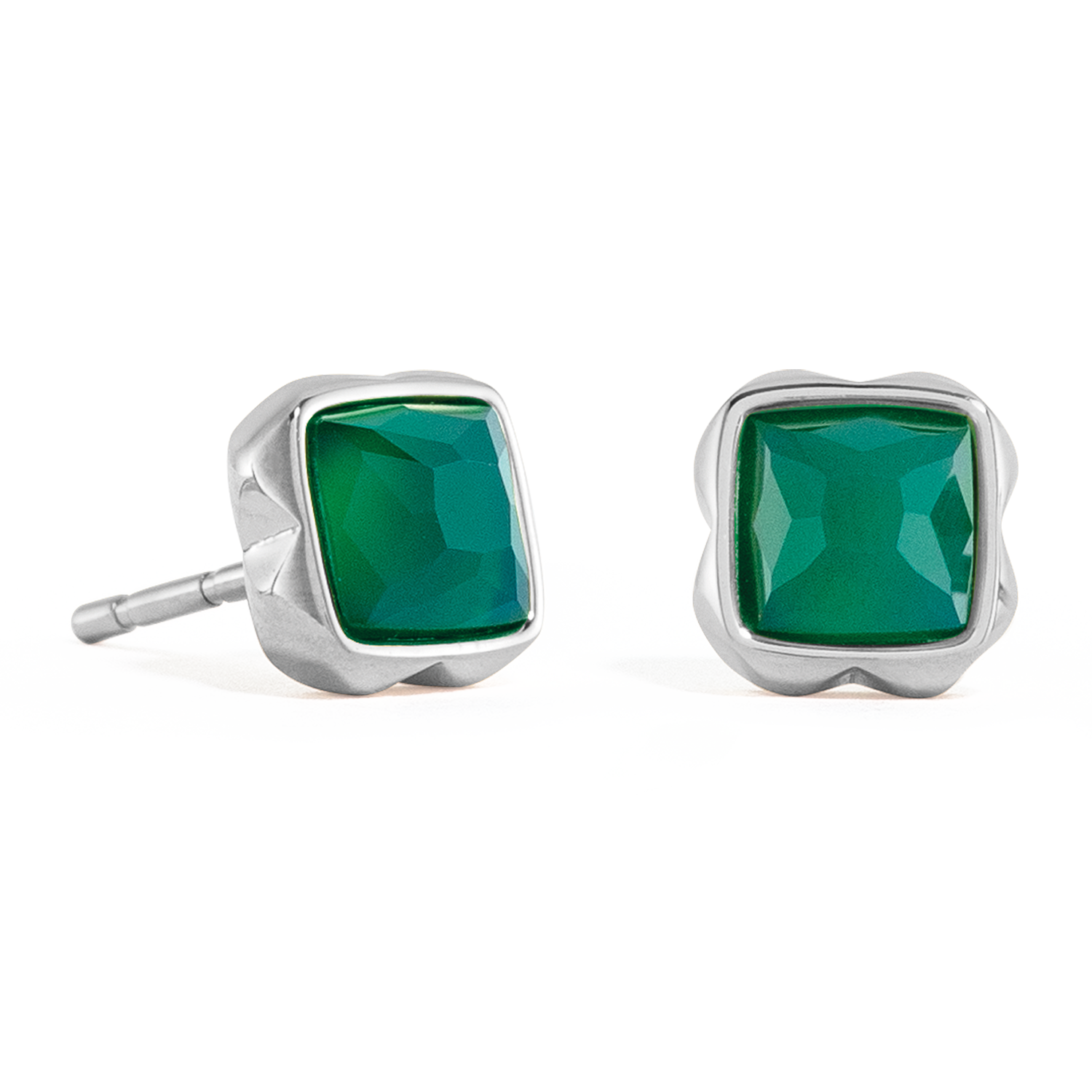 coeur-de-lion-birthstone-mai-ohrringe-gr-ner-achat-silber image 2