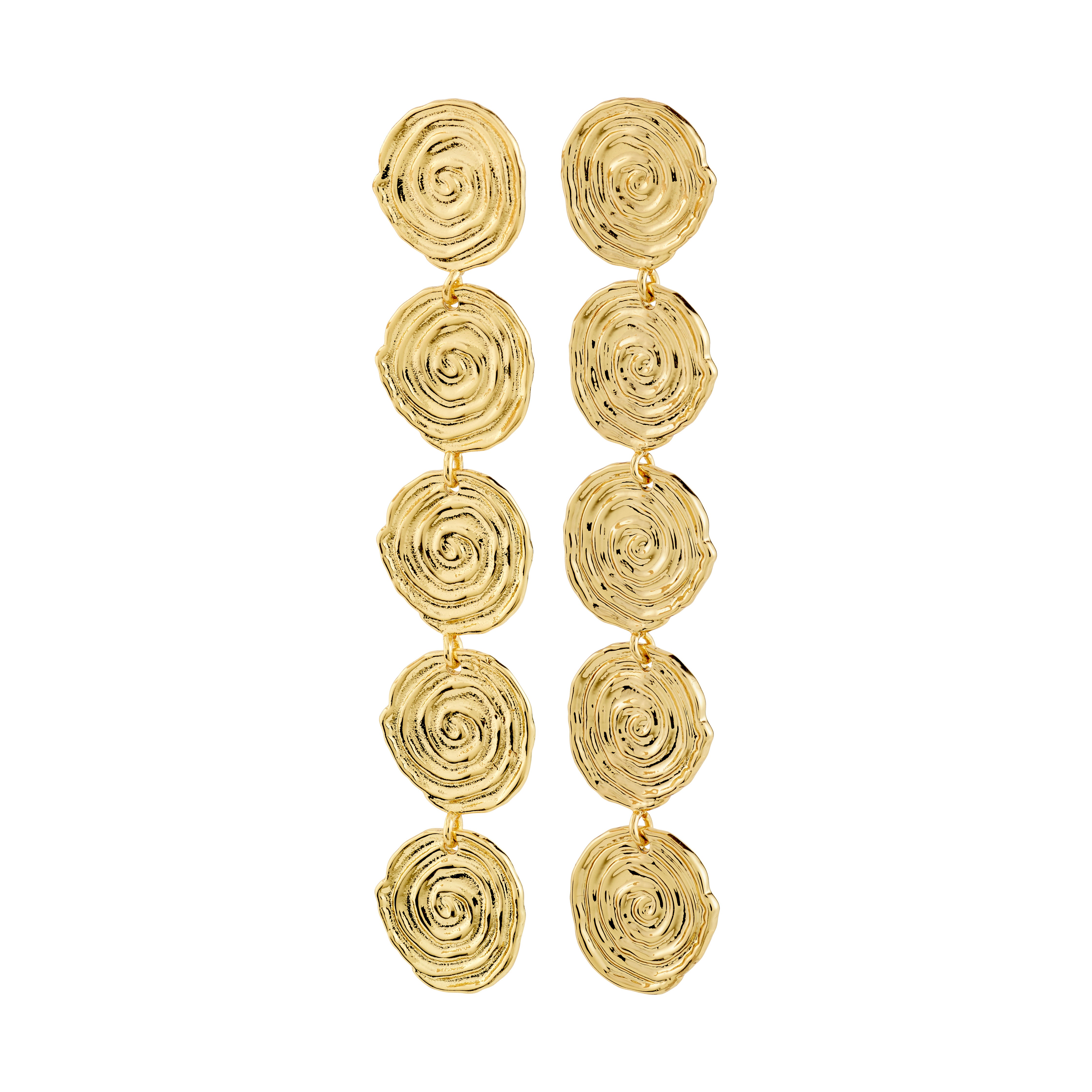 pilgrim-air-coin-ohrringe-boho-goldplattiert image 1