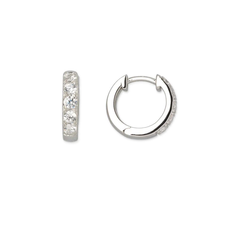 xenox-creolen-925-sterlingsilber-rhodiniert-mit-zirkonia-xs8654 image 1