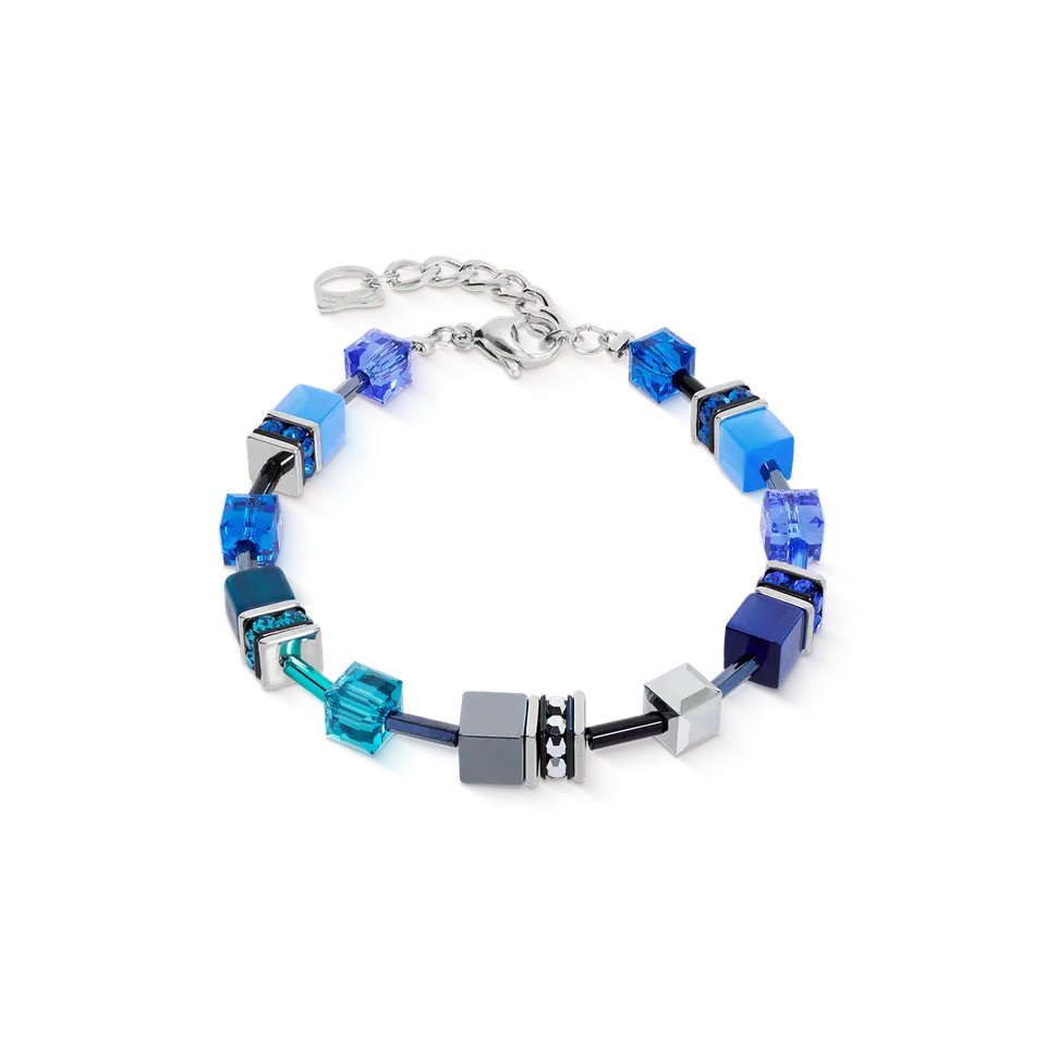 coeur-de-lion-geocube-iconic-armband-azure-spirit-silber image 1