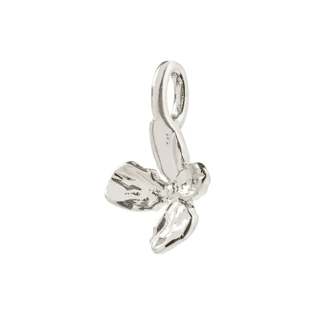 pilgrim-charm-mini-blumen-anh-nger-versilbert image 1