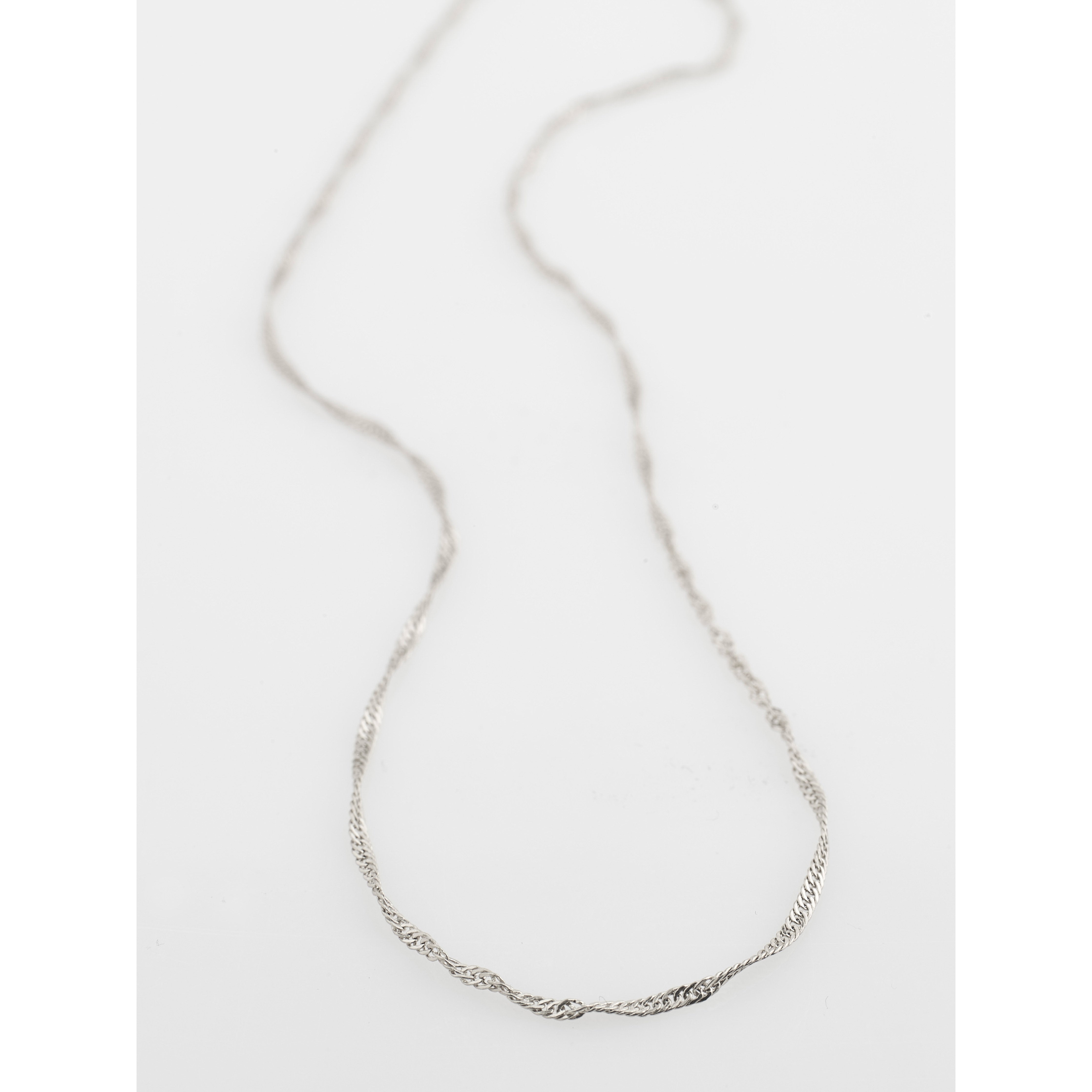 pilgrim-peri-halskette-versilbert-twirl-kette-40-cm-9-cm image 8