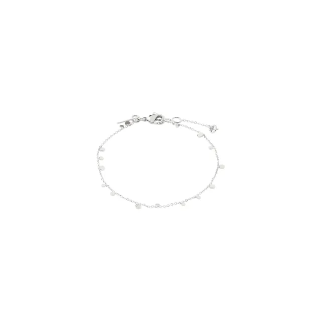 pilgrim-baylen-armband-versilbert-mit-coin-details image 1