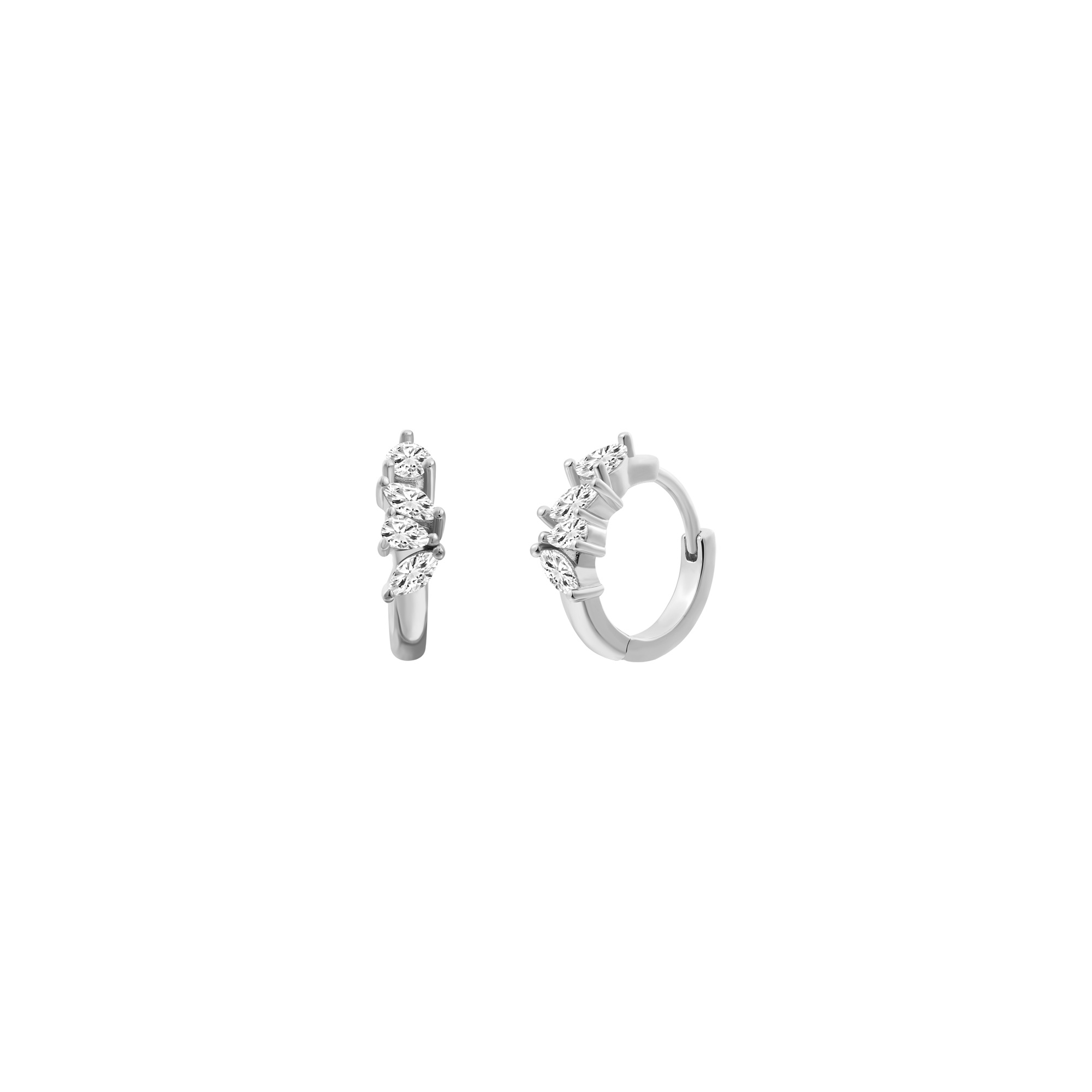 xenox-sundown-ohrringe-925-sterling-silber-rhodiniert-mit-zirkonia image 1