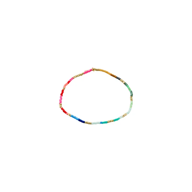 pilgrim-alison-armband-bunt-goldplattiert-stretch-17-cm image 1