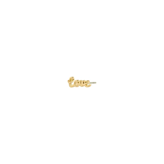 pilgrim-rio-single-ohrring-love-vergoldet image 1