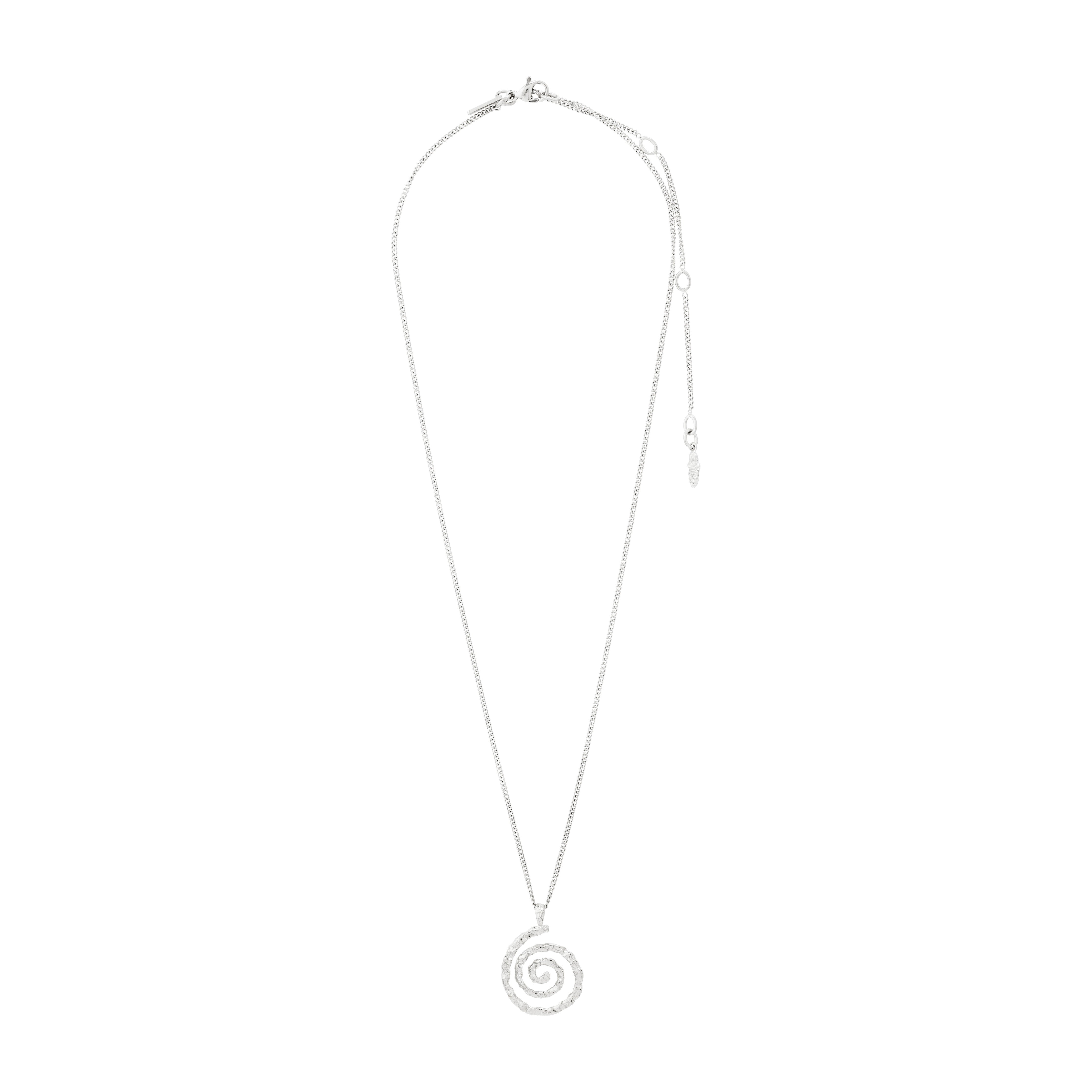 pilgrim-still-halskette-versilbert-mit-spiral-anh-nger image 5