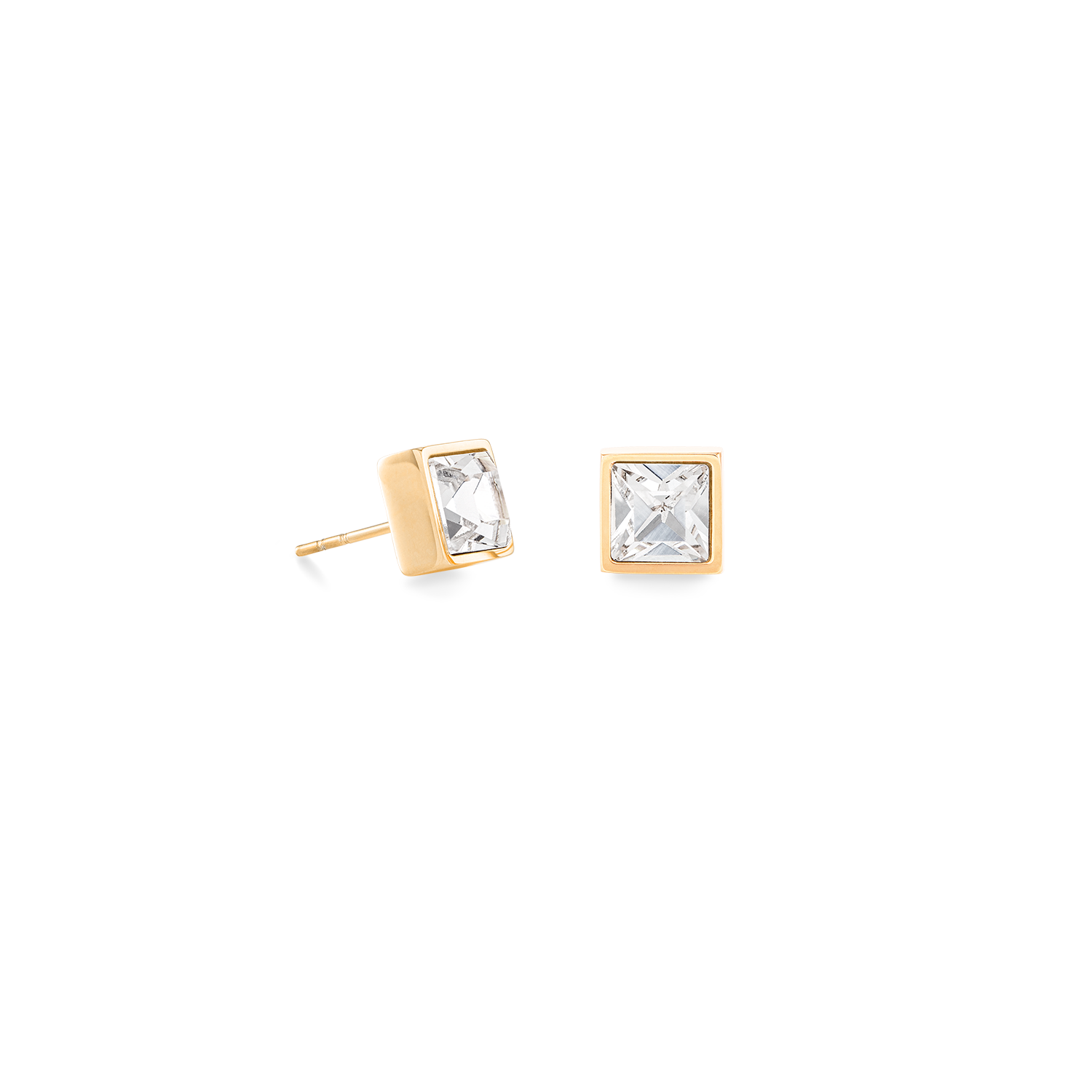 coeur-de-lion-brilliant-square-big-ohrringe-gold-kristall image 1