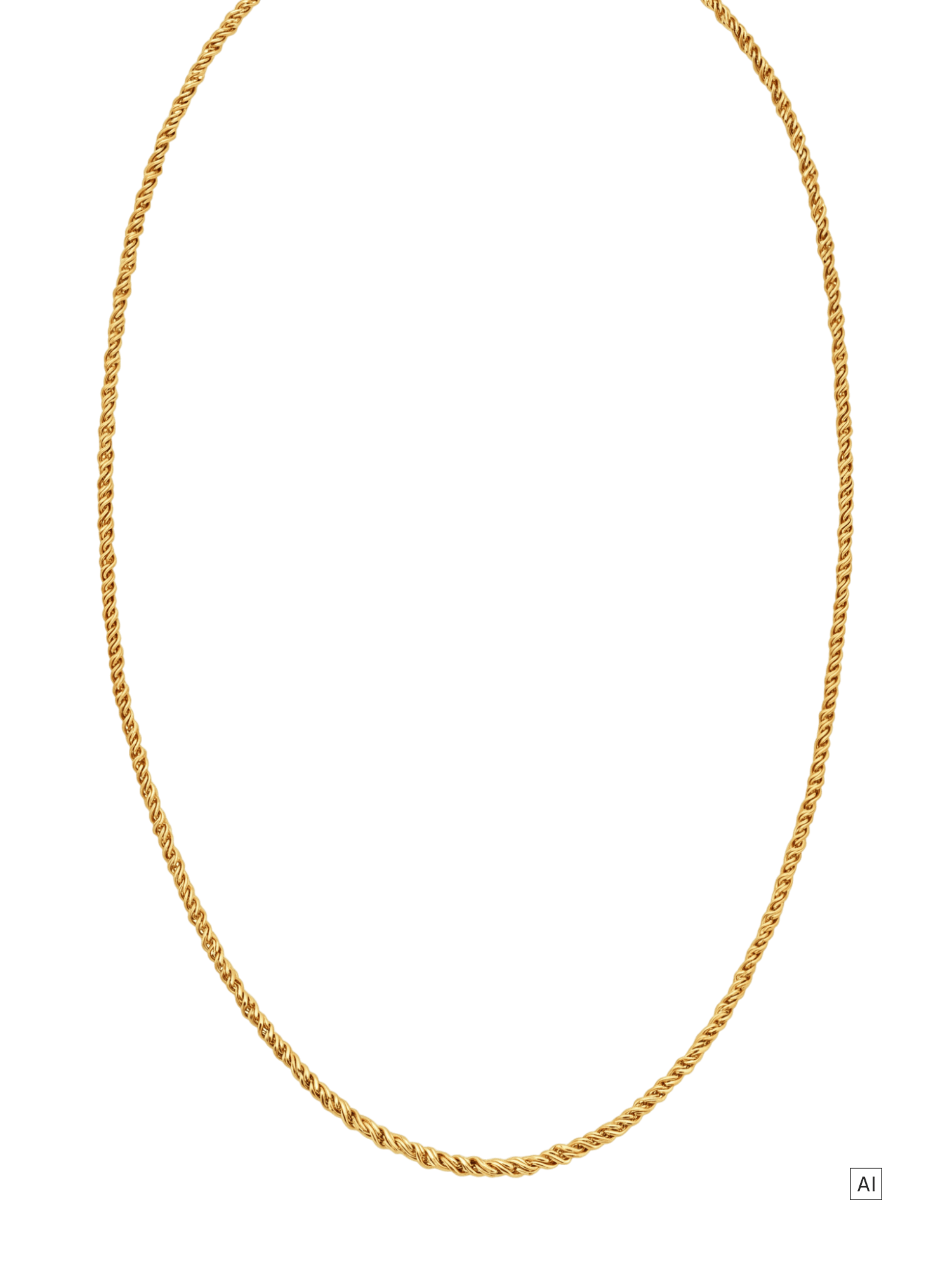 purelei-cord-kette-unisex-edelstahl-gold-silber-50-55-cm image 1