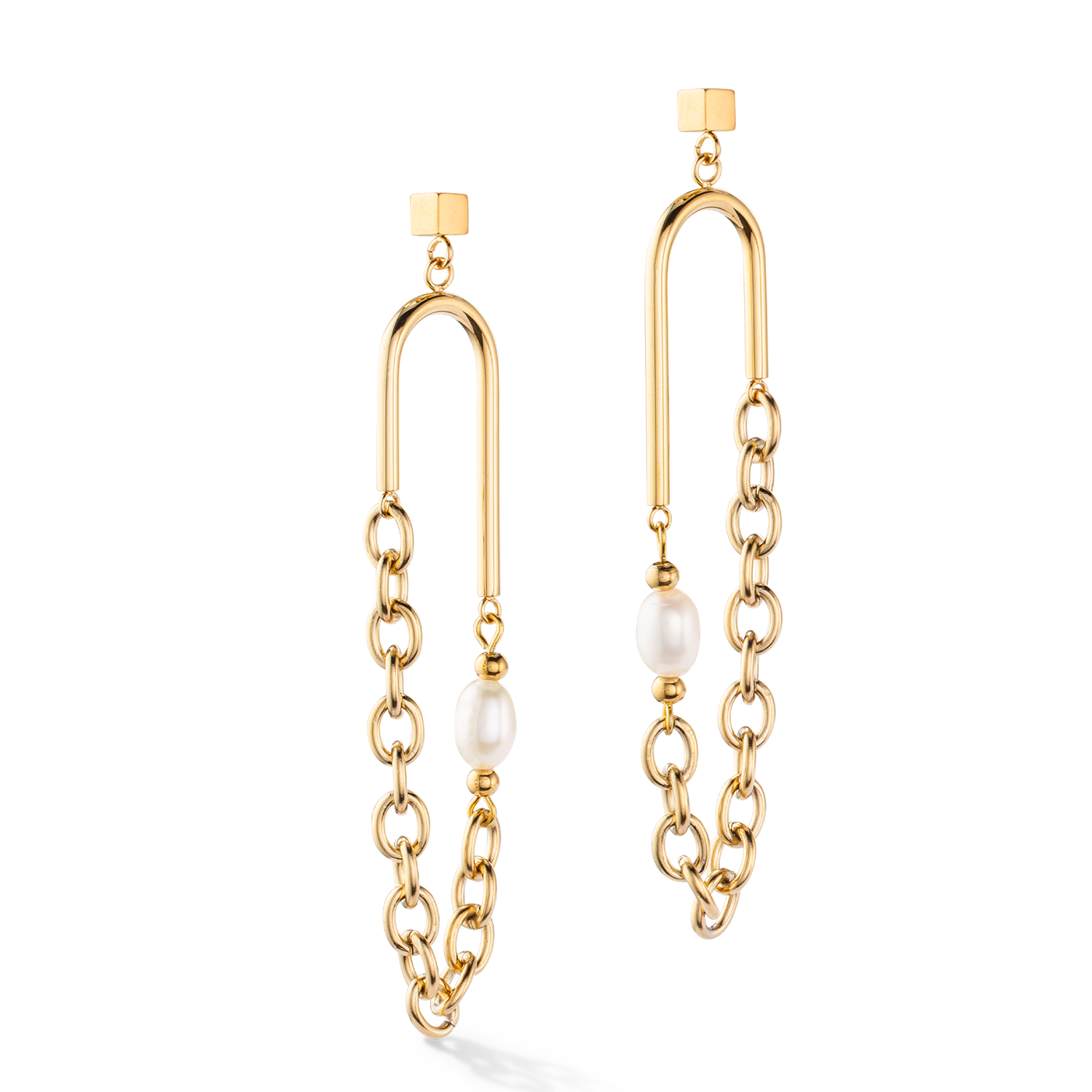 coeur-de-lion-ohrringe-boho-s-wasserperlen-gold-wei image 2