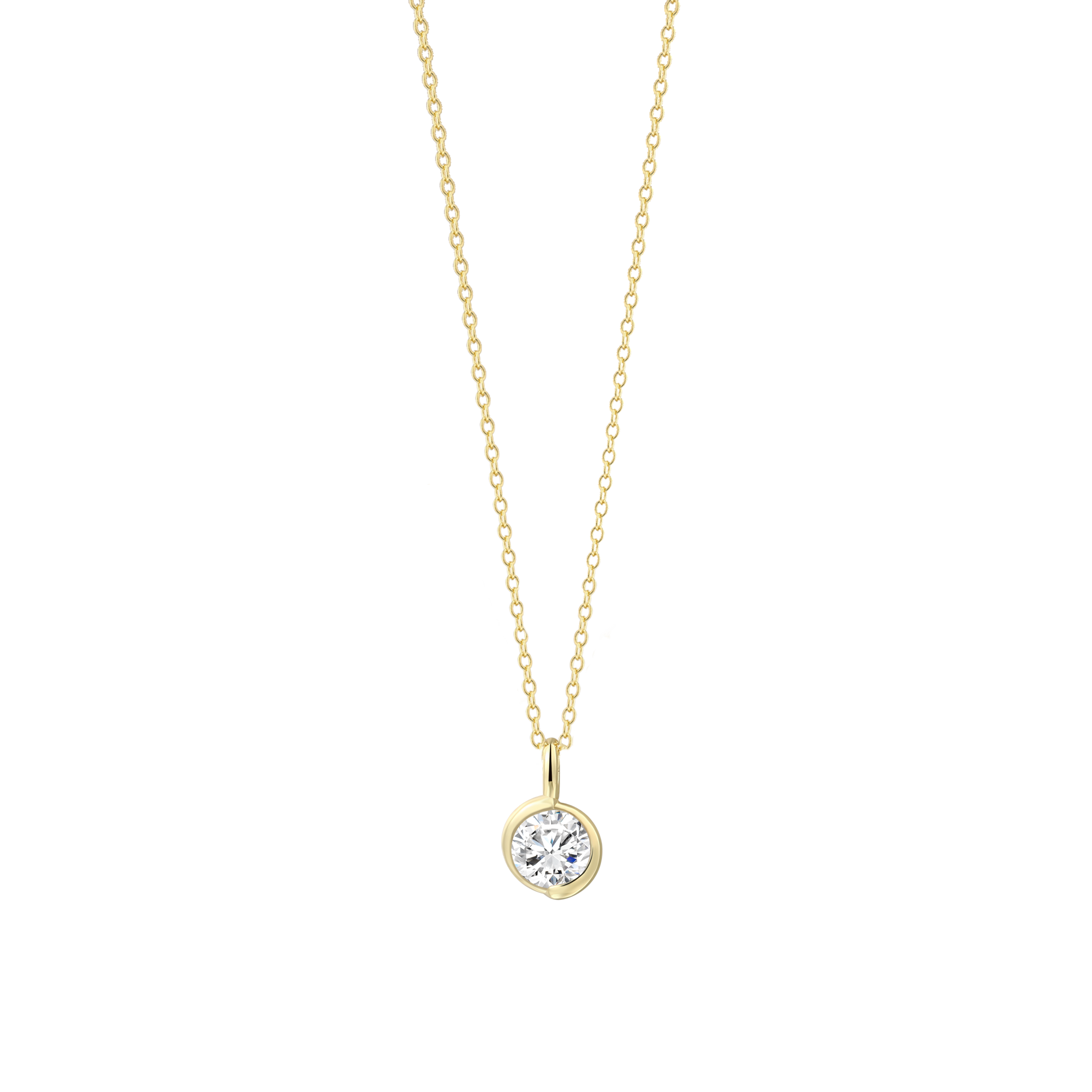 xenox-radiance-halskette-925-sterlingsilber-rhodiniert-mit-zirkonia image 2