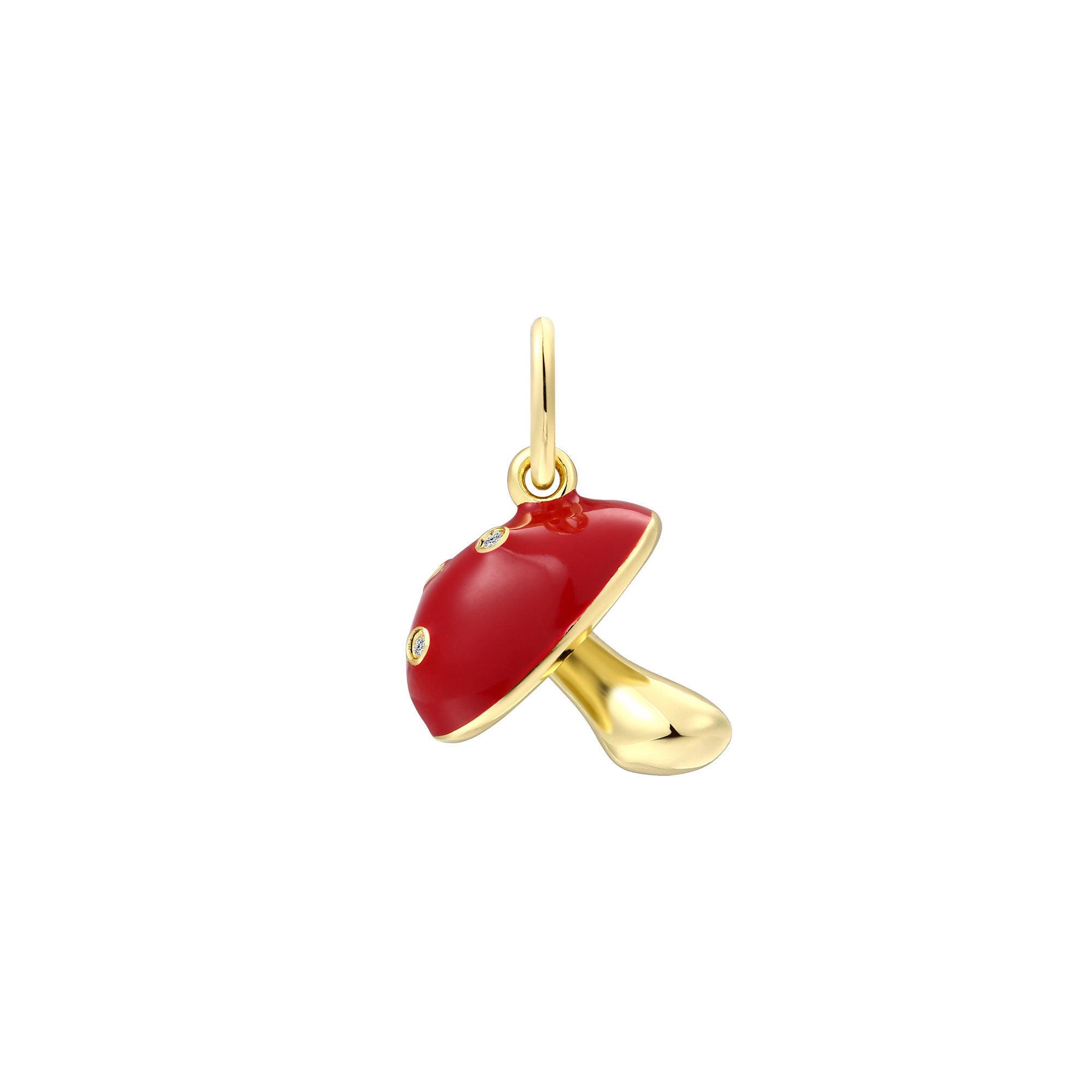 xenox-pilz-charm-925-sterlingsilber-18k-vergoldung image 1