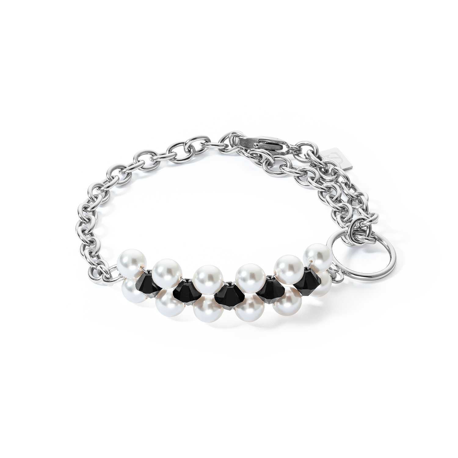 coeur-de-lion-choker-mysterious-armband-silber-schwarz image 1