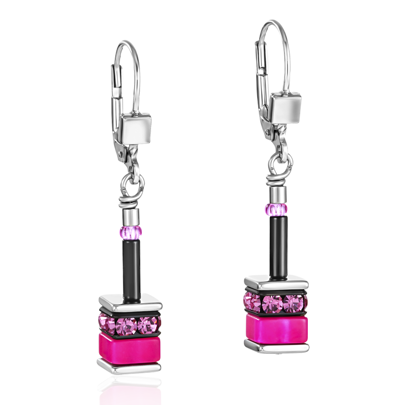 coeur-de-lion-geocube-ohrringe-classic-polaris-und-strass-multicolor image 2