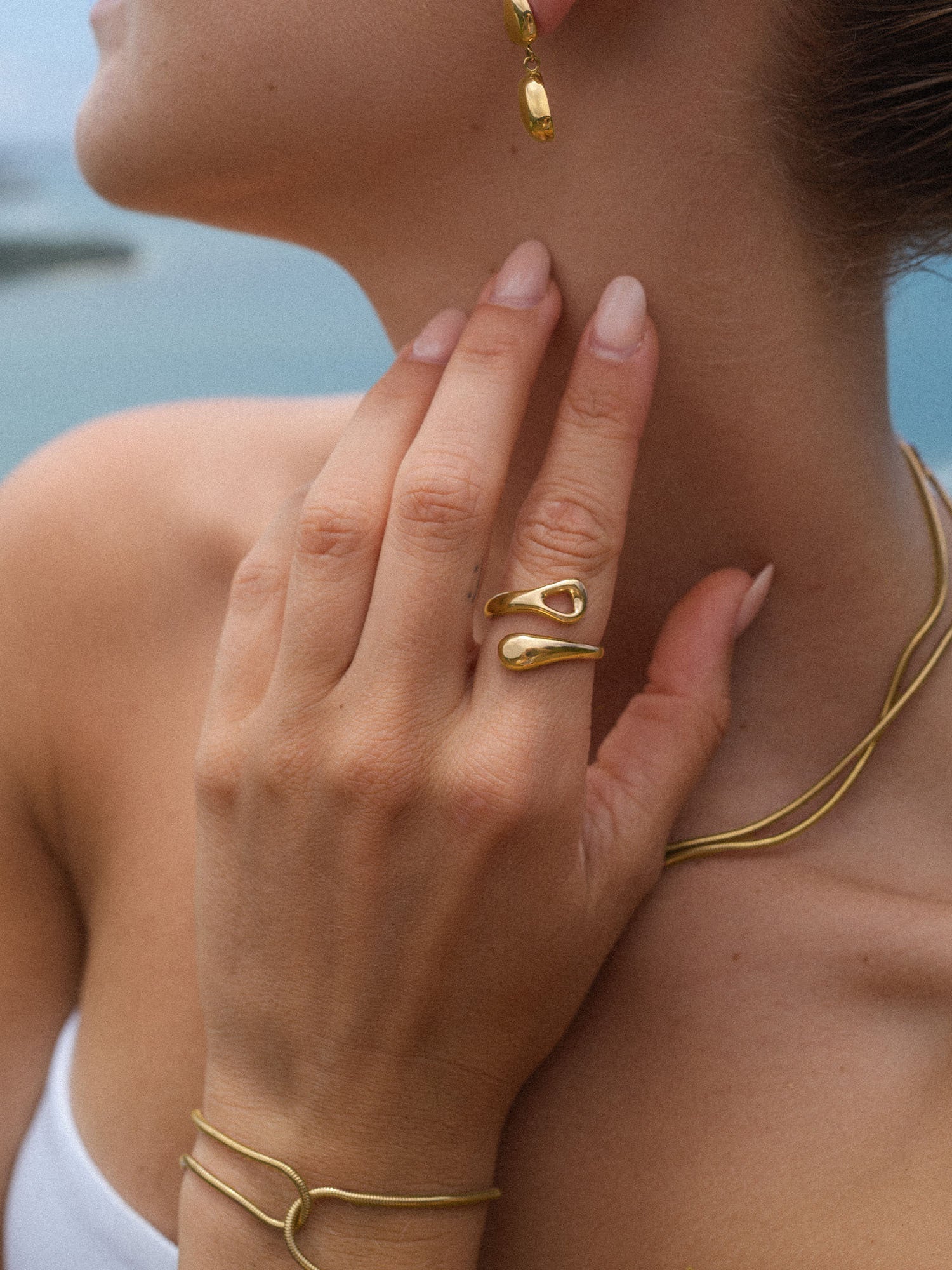 purelei-generosity-ring-verstellbarer-tropfen-ring-gr-50-60 image 2