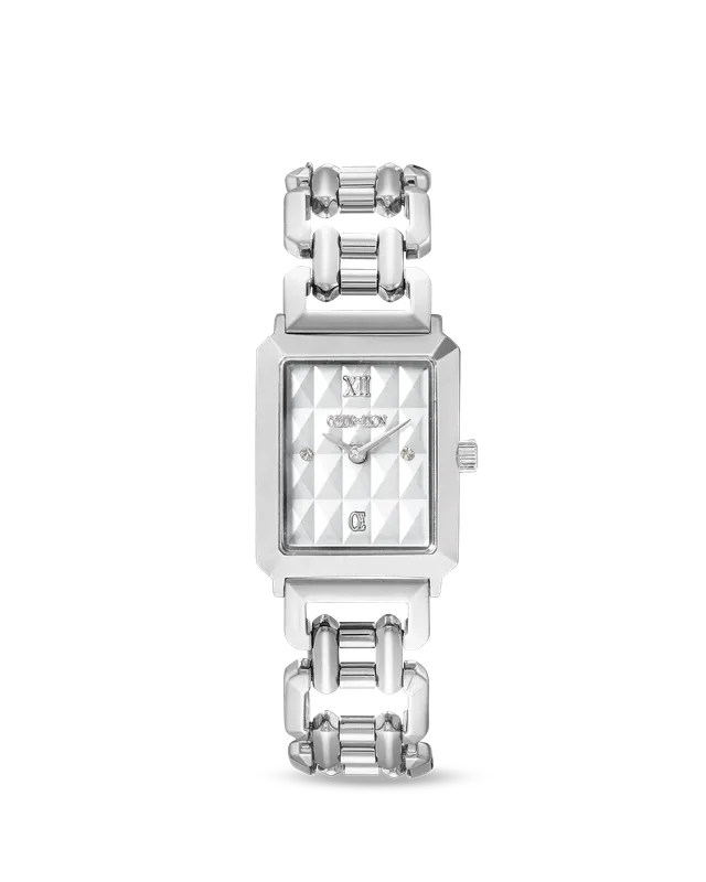 coeur-de-lion-uhr-iconic-spikes-silber-statement image 1