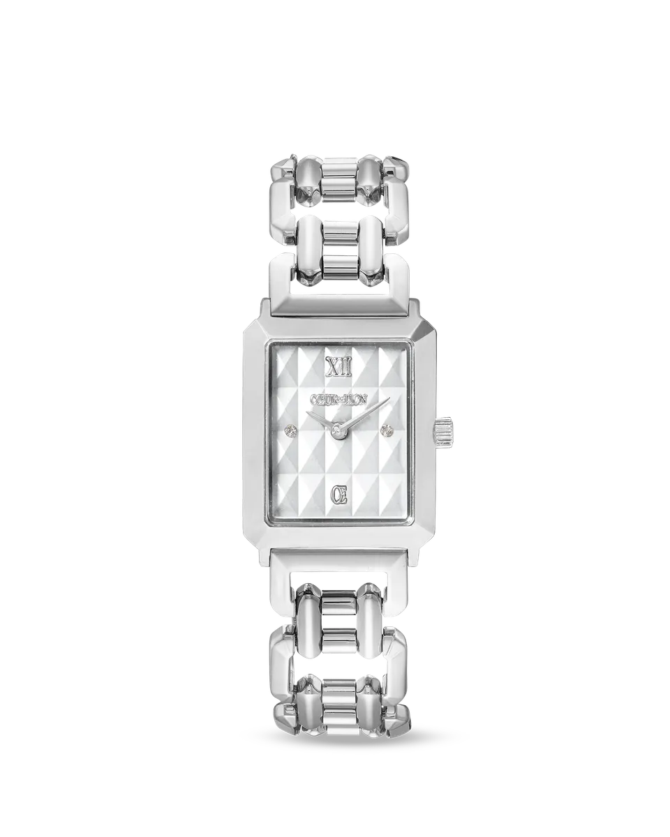 coeur-de-lion-uhr-iconic-spikes-silber-statement image 1