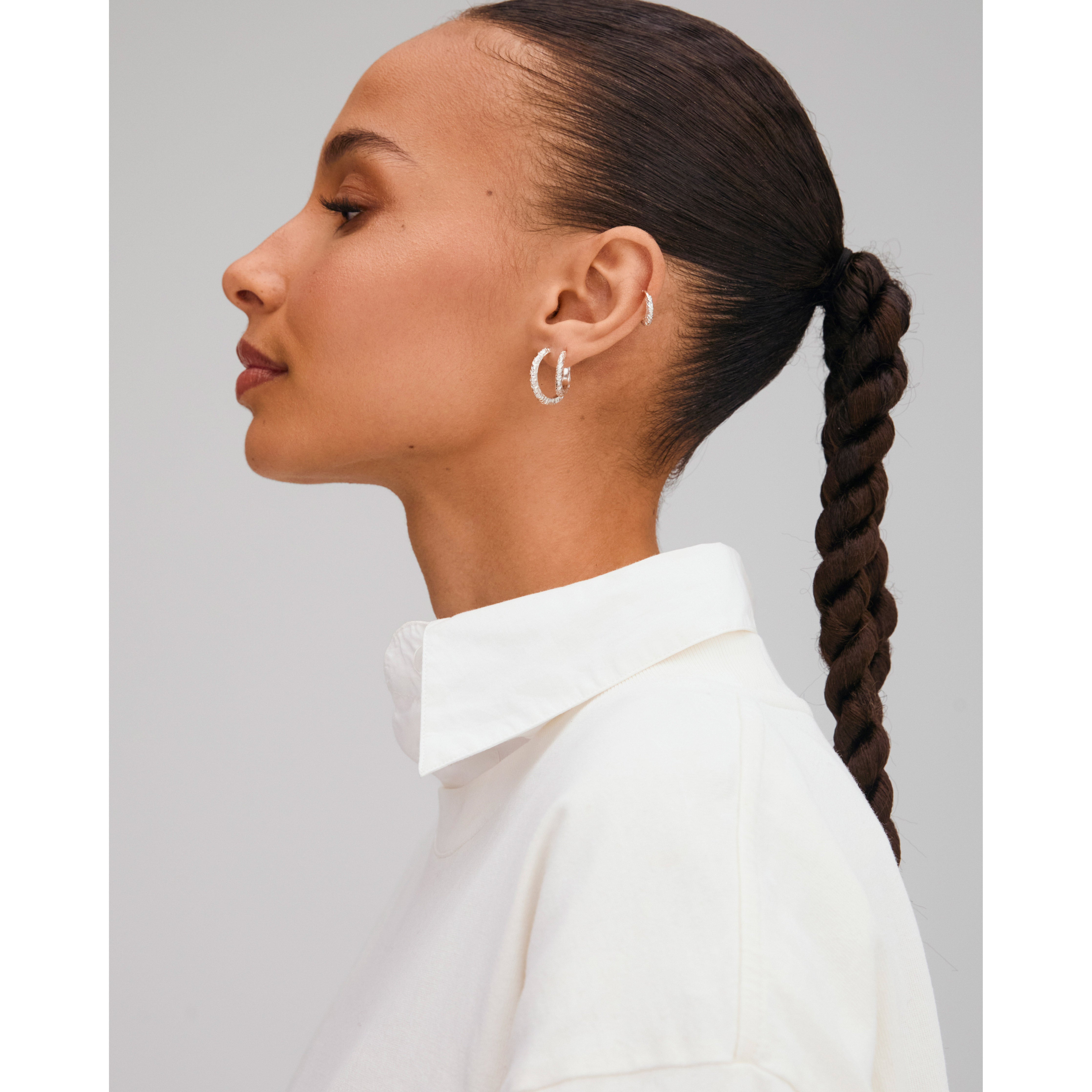 pilgrim-xdea-etch-hoop-01-single-creole-14-mm-aus-recyceltem-sterlingsilber image 6