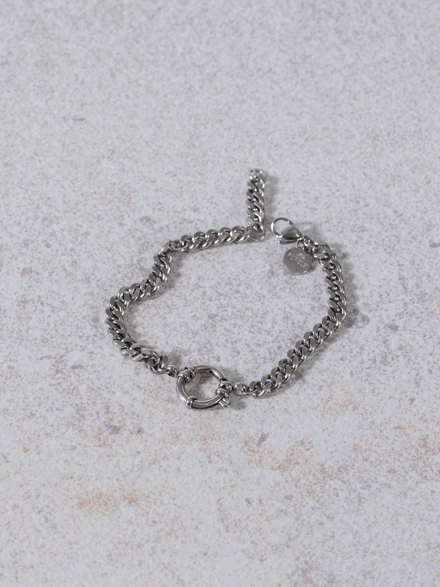 purelei-curb-chain-charm-armband-bold-panzer-armband-19-21-cm image 5