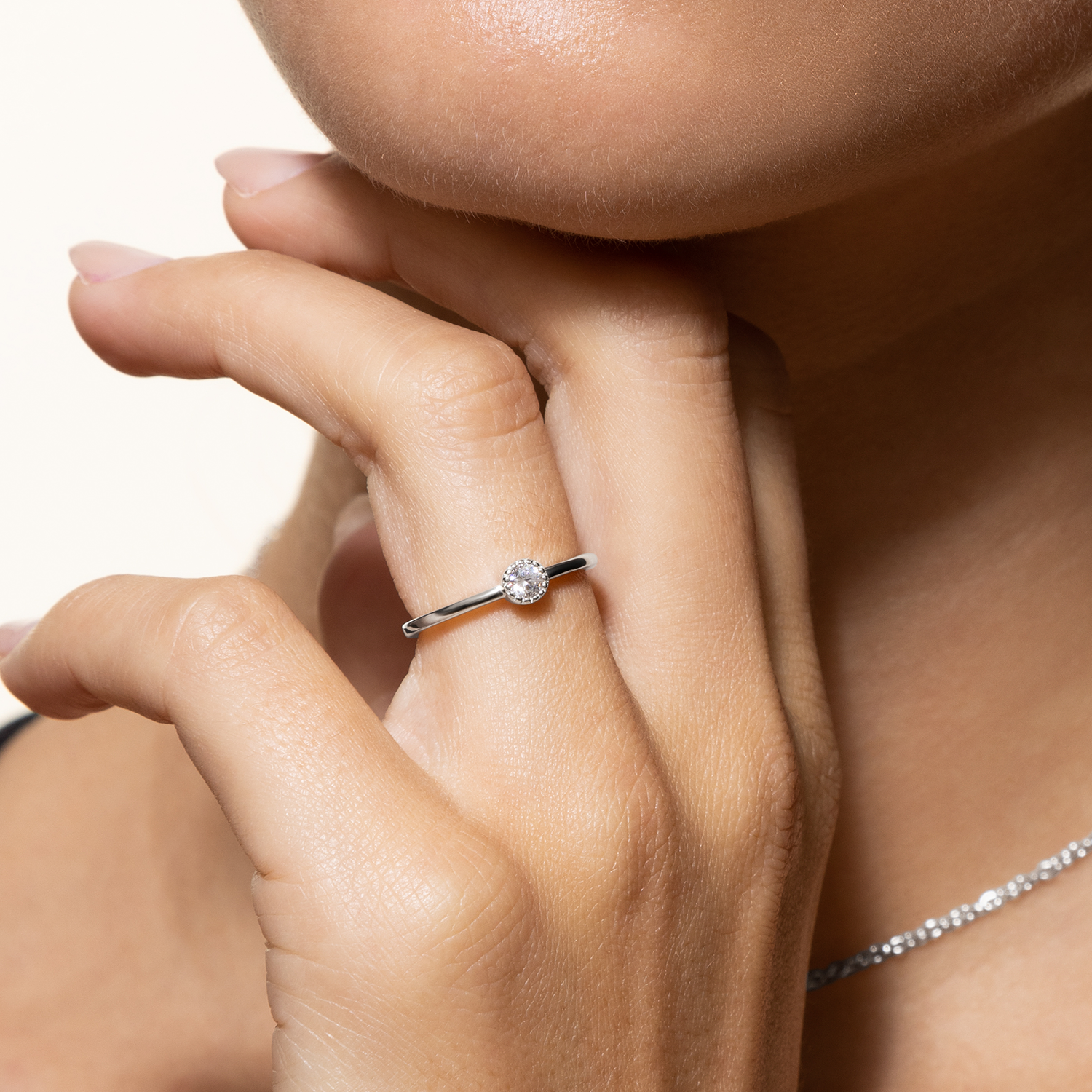 xenox-pure-essentials-ring-925-sterlingsilber-mit-zirkonia-rhodiniert image 3