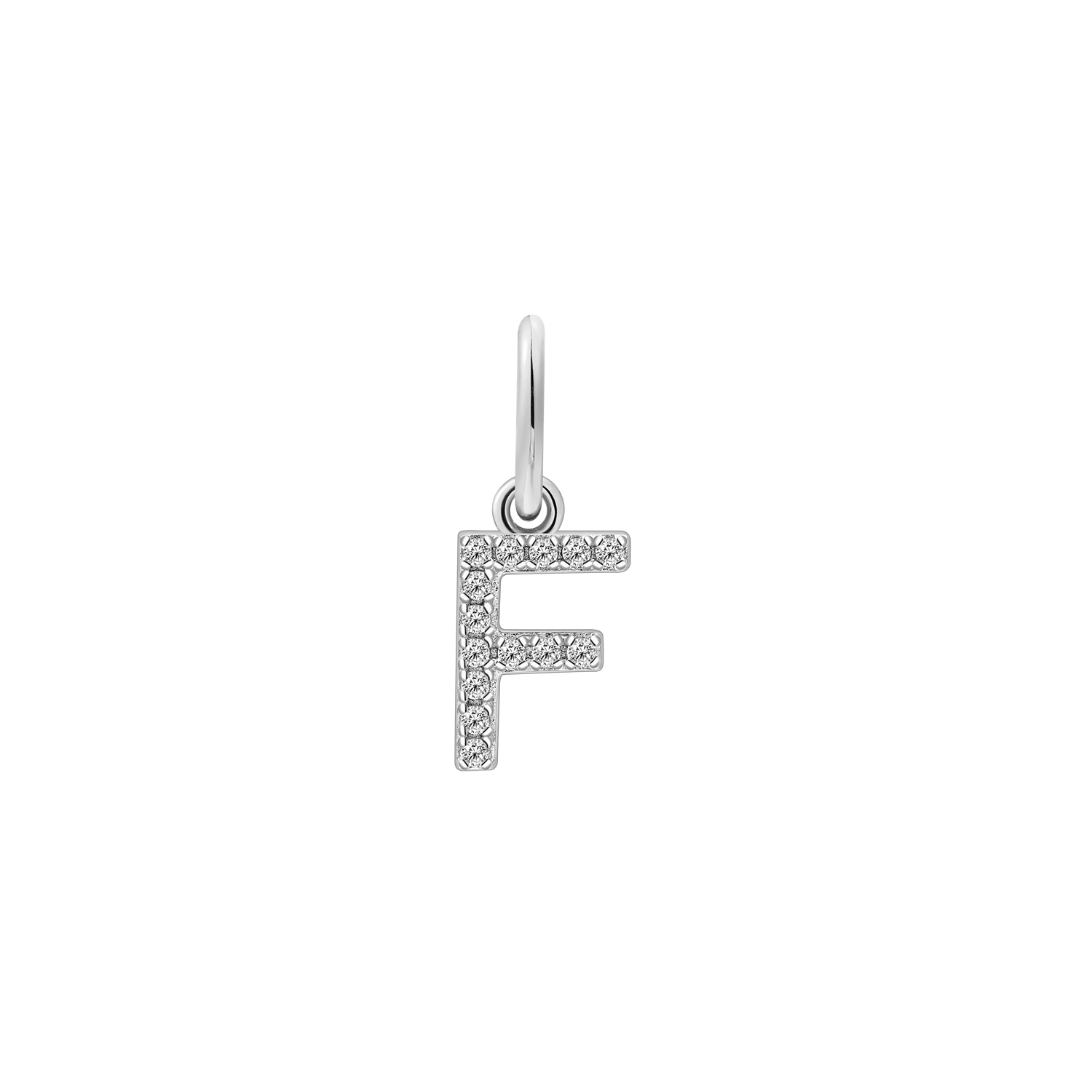 xenox-f-letter-charm-925-sterlingsilber-18k-vergoldet-mit-zirkonia-xs10450g-f image 2