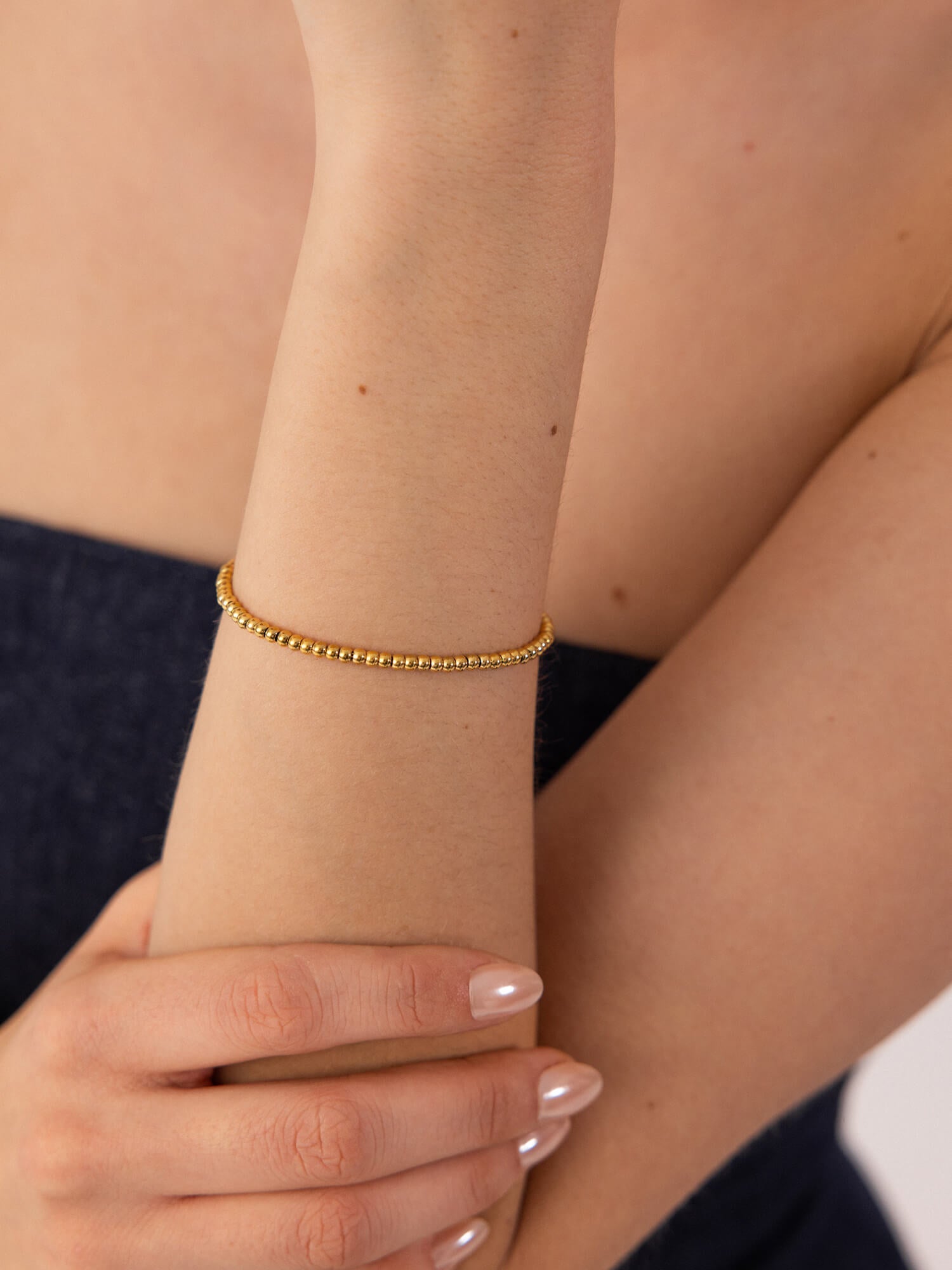 purelei-shine-armband-verstellbares-kugelarmband image 2