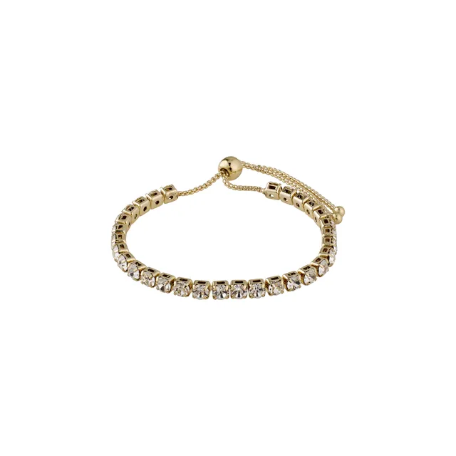 pilgrim-lucia-kristall-armband-verstellbar-vergoldet image 1