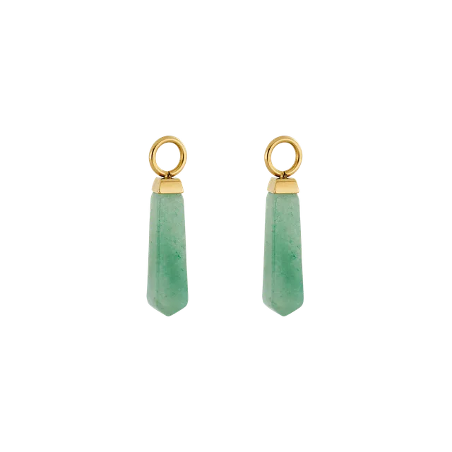 coeur-de-lion-ear-me-up-charm-obelisk-gold-gr-n-achat-paar image 1