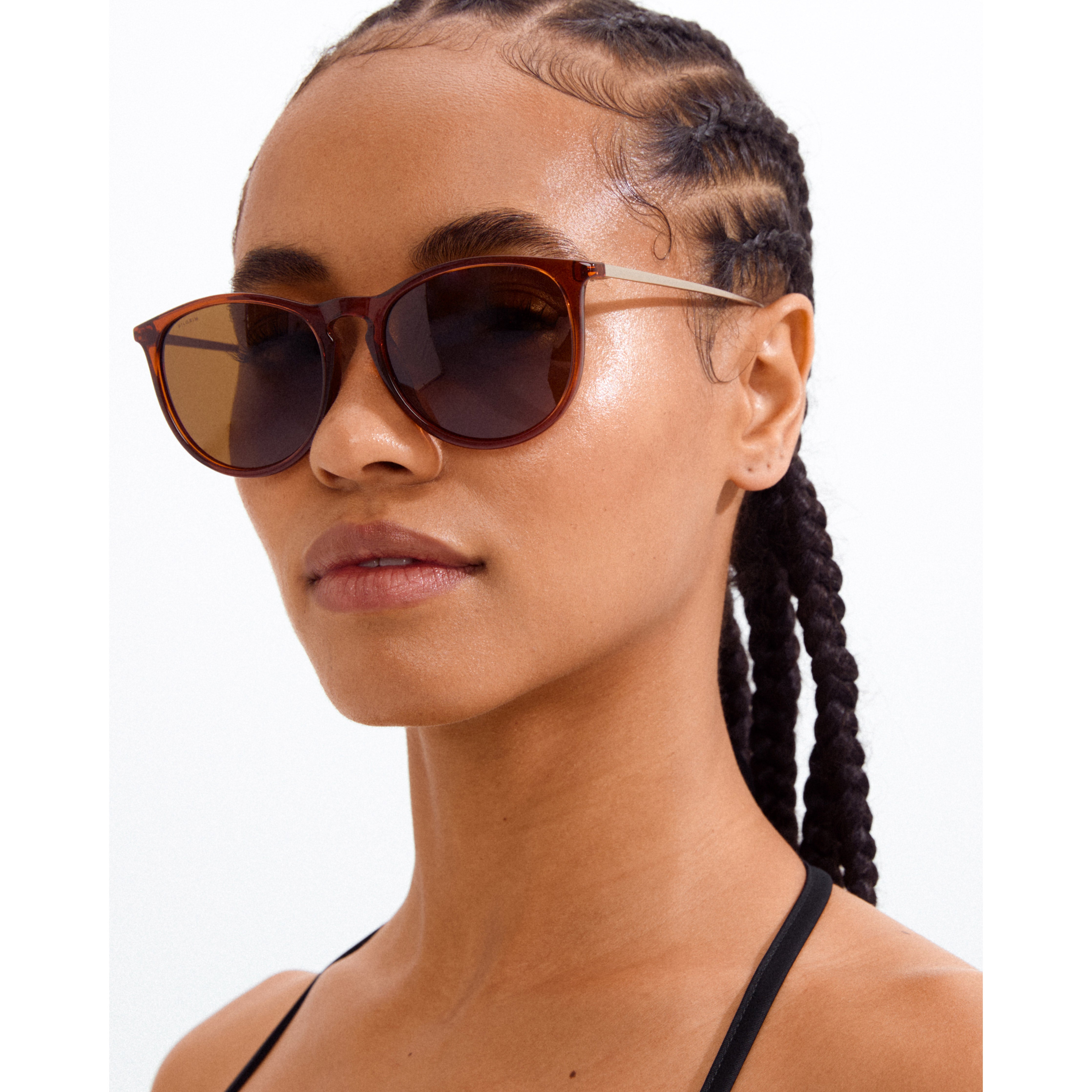 pilgrim-vanille-sonnenbrille-braun-gold image 2