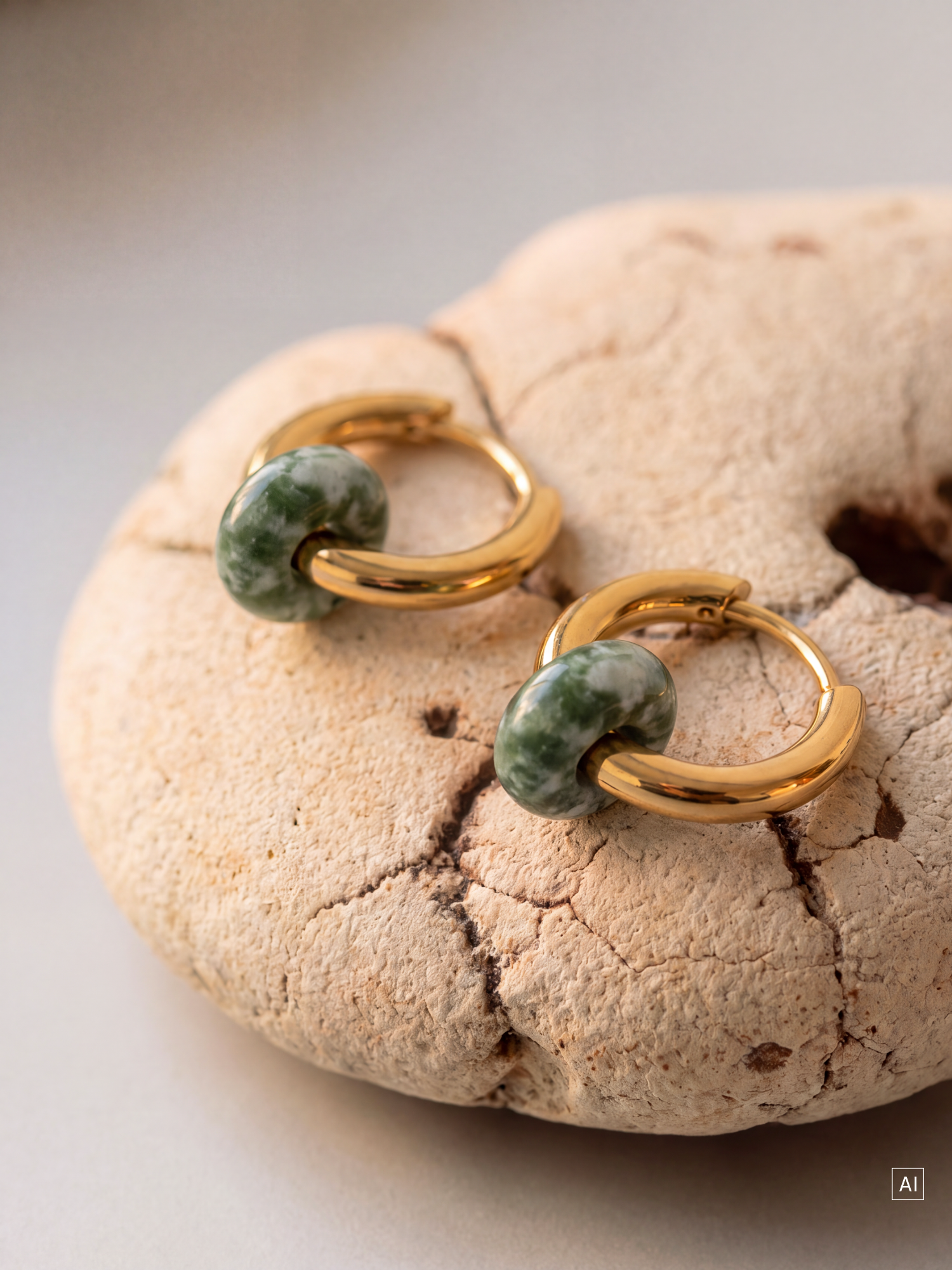 purelei-green-dot-jasper-hoops-creolen-mit-gr-nem-jaspis image 4