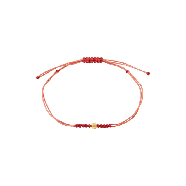 pilgrim-november-geburtsstein-armband-topas-an-rotem-baumwollband image 1